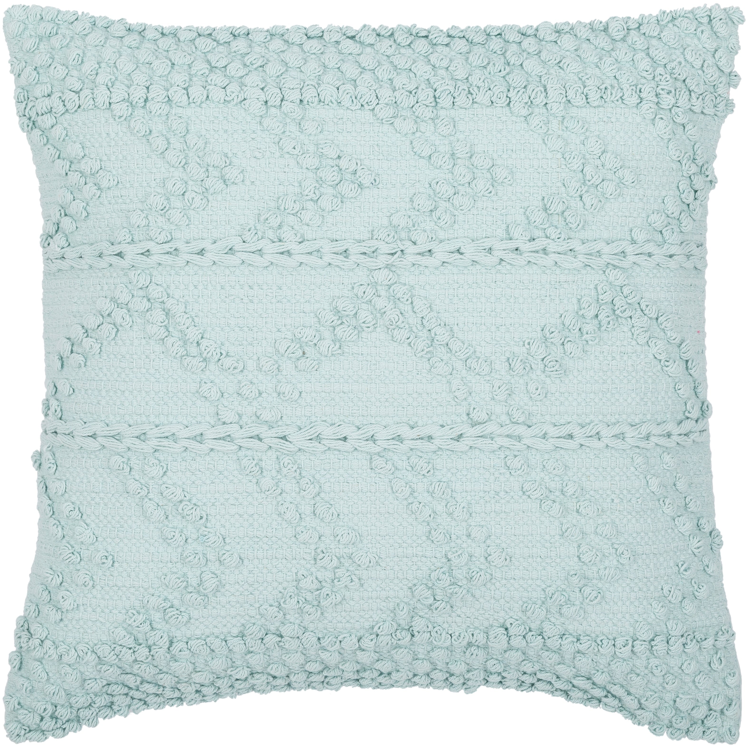 Livabliss Nadra Textured Chevron Bohemian Pillow