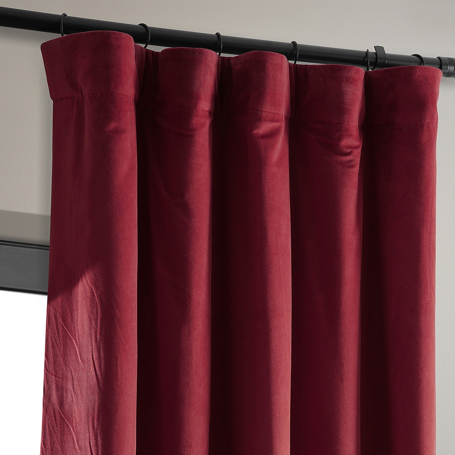 Exclusive Fabrics Signature Blackout Velvet Curtain (1 Panel)