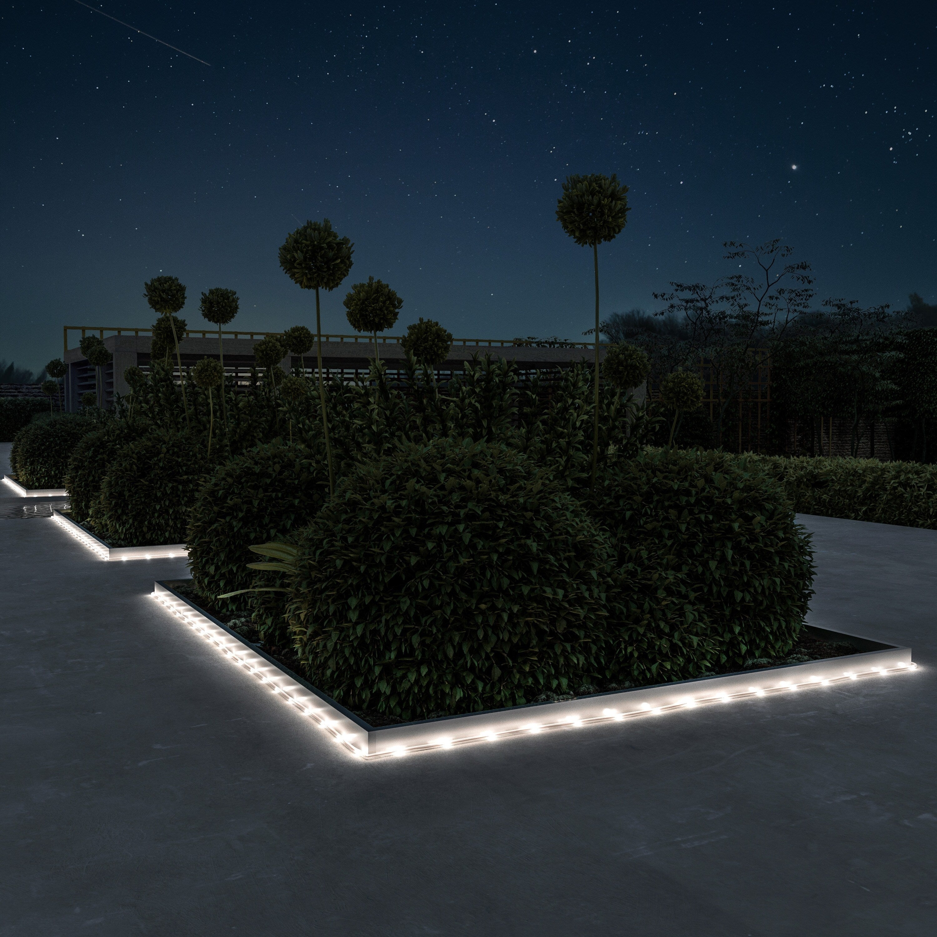 Outdoor Solar Rope Light-100 LED Lights with 8 Modes by Pure Garden - 38.65 ft