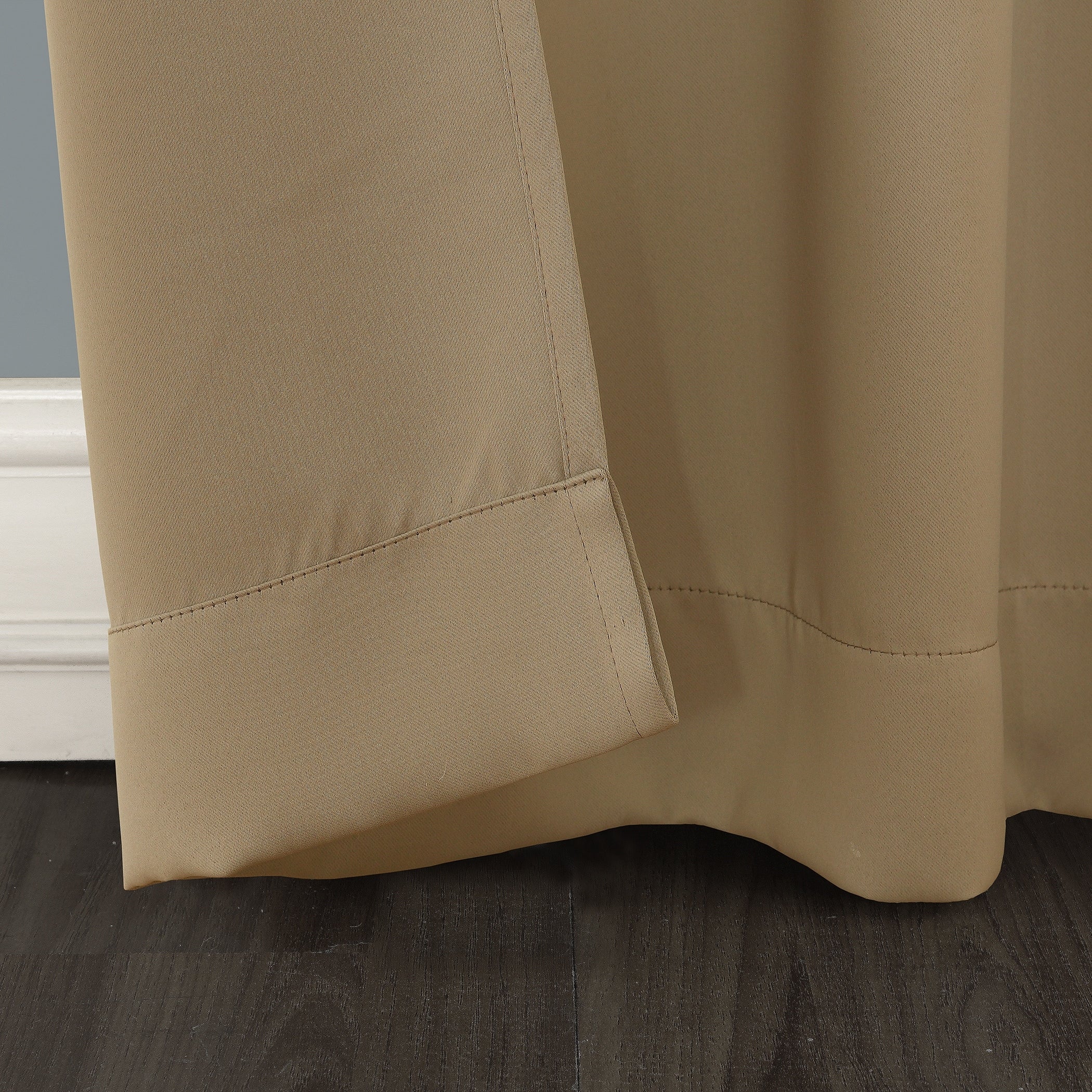 Sun Zero Hayden Energy Saving Blackout Rod Pocket 1-Piece Curtain Panel, Single Panel