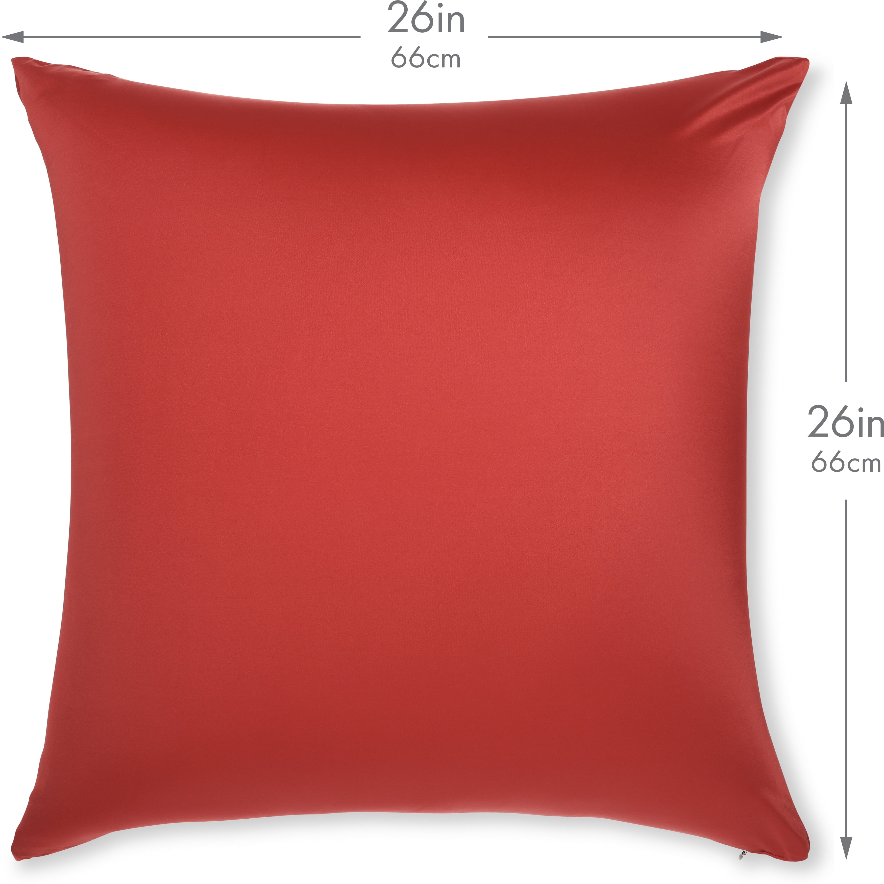 Throw Pillow Cozy Soft Microbead Maroon: 1 Pc