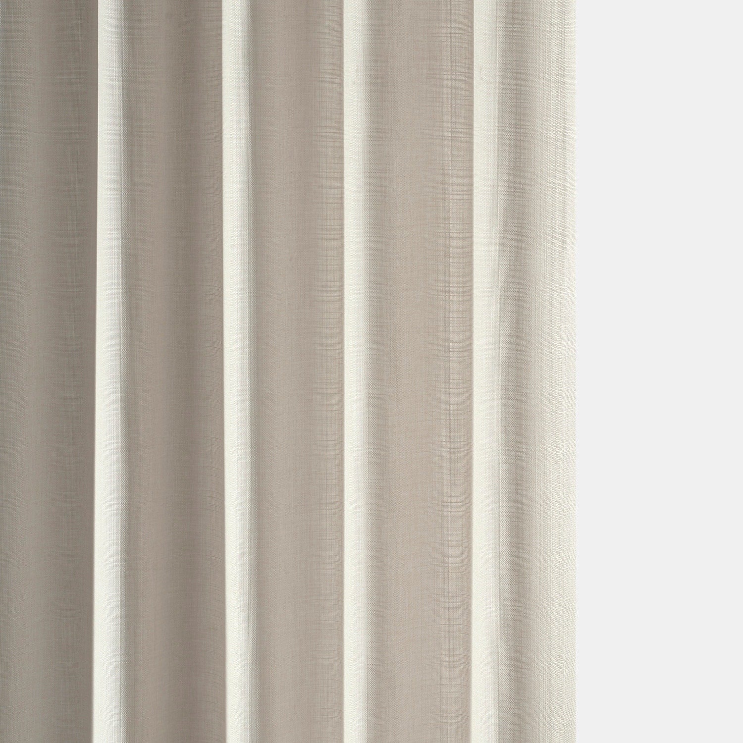 Exclusive Fabrics Italian Faux Linen Room Darkening Curtains for Bedroom & Living Room Curtains - Single Panel Window Curtains