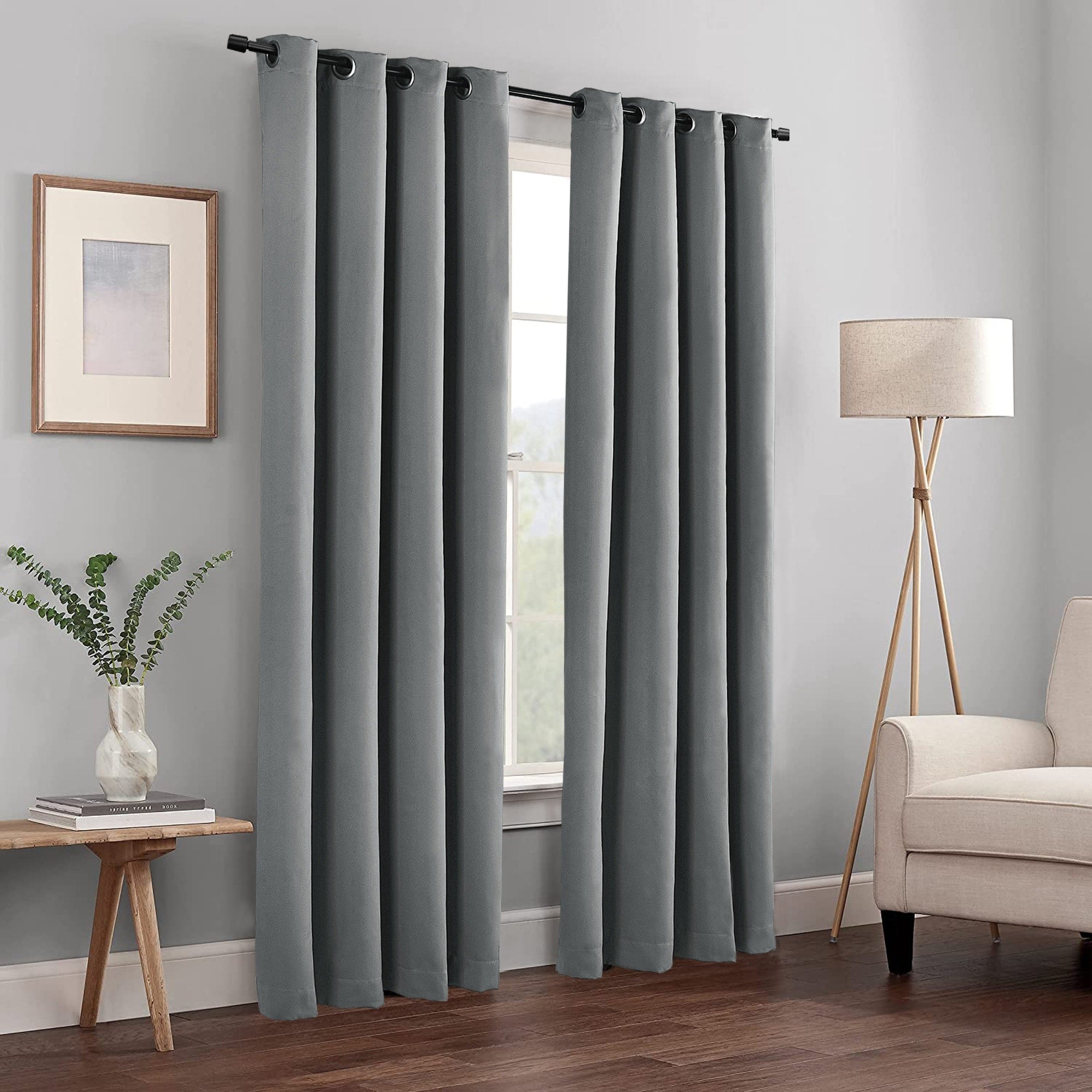 Blackout Window Panel Curtain Set (2 Panels and 2 matching Tie Backs)