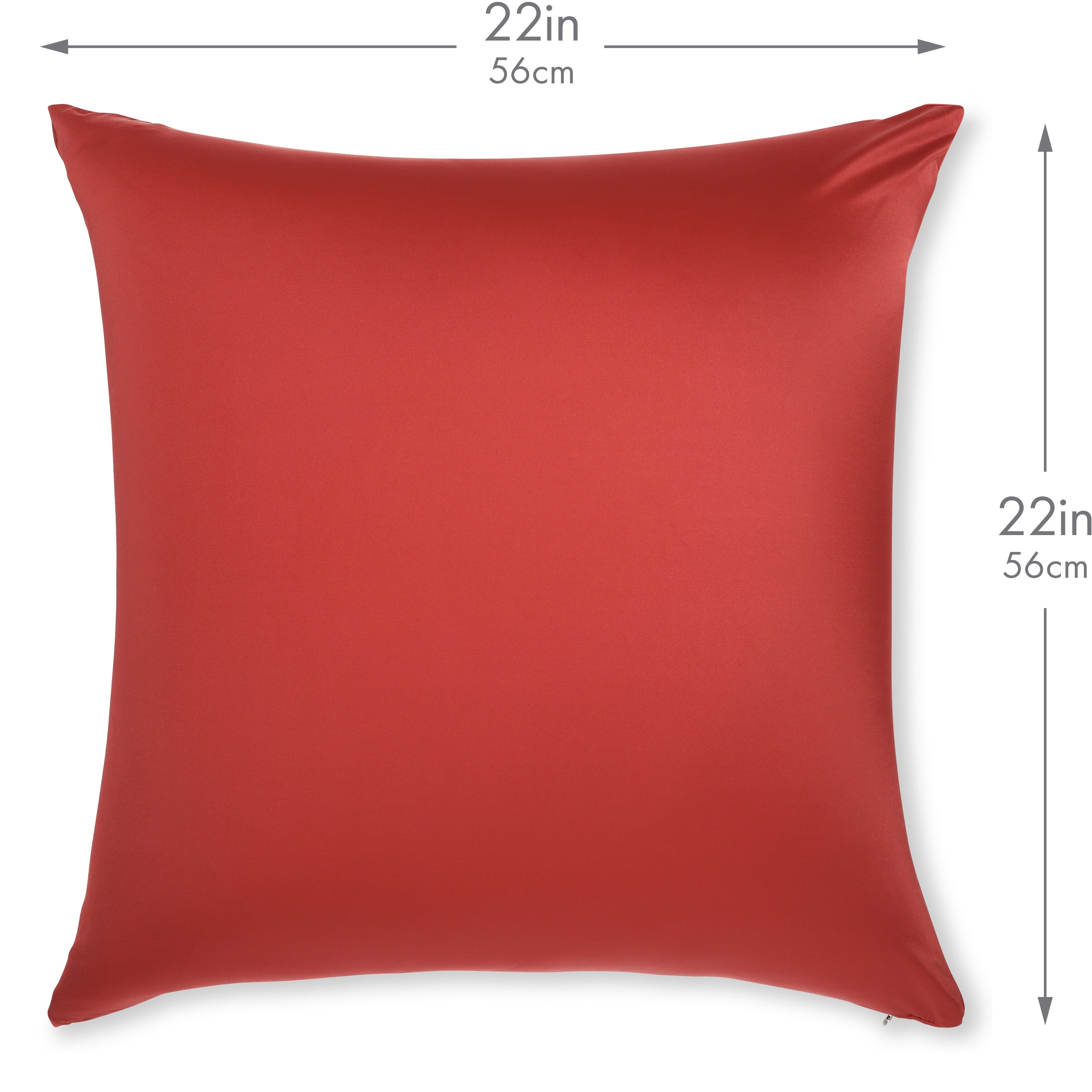 Throw Pillow Cozy Soft Microbead Maroon: 1 Pc