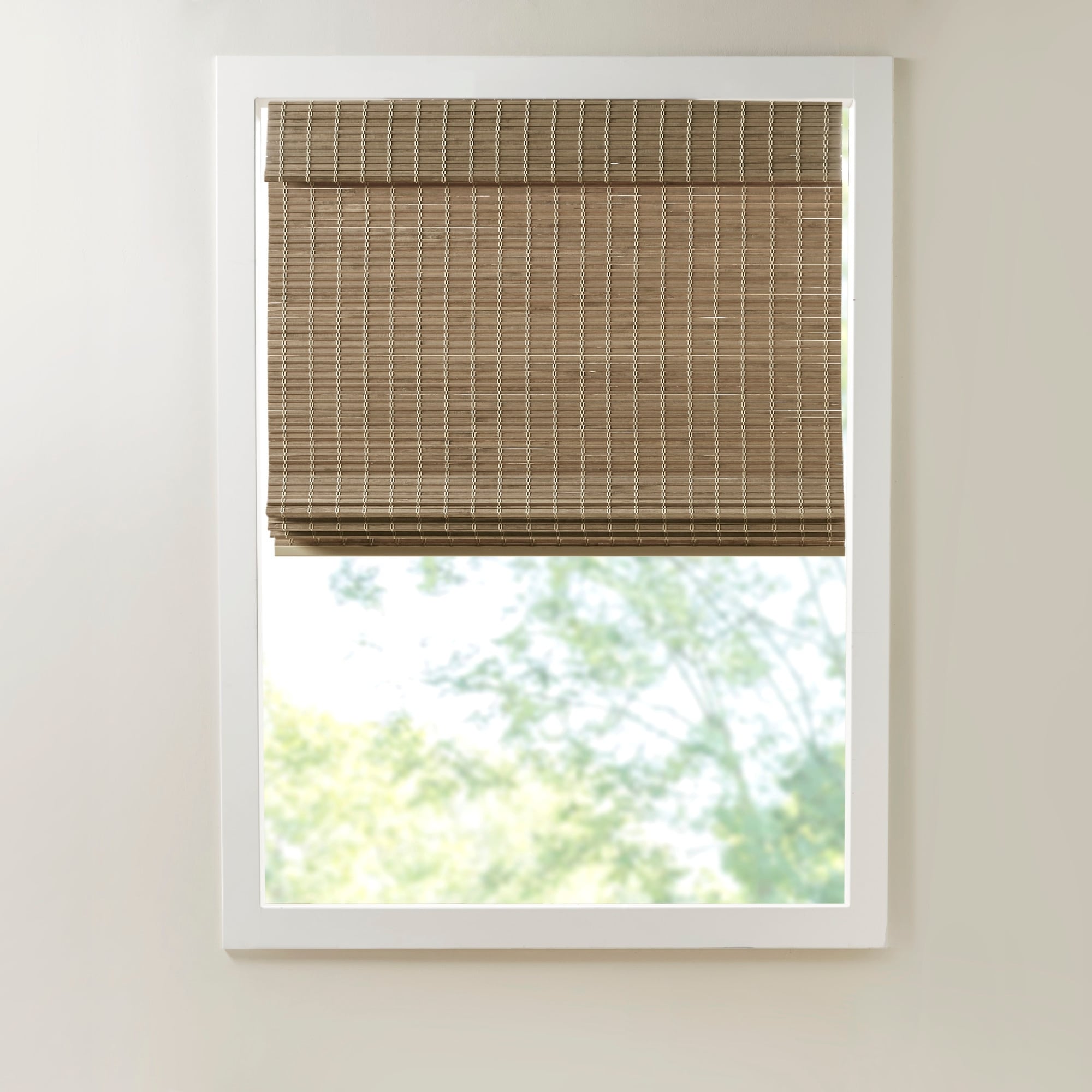 Madison Park Lyndon Bamboo Light Filtering Roman Shade