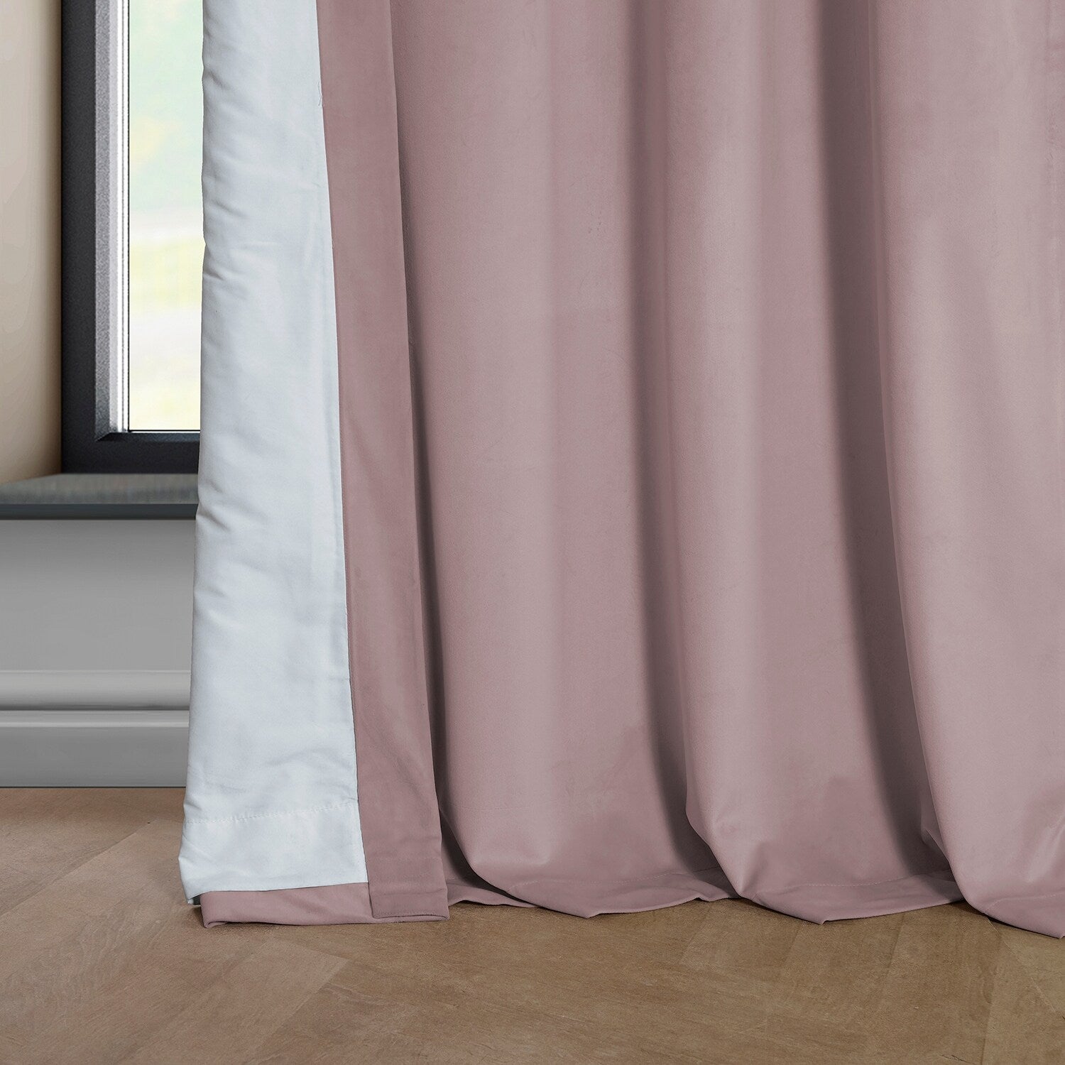 Exclusive Fabrics Heritage Plush Velvet Room Darkening Curtains (1 Panel) Luxury Velvet Curtains for Bedroom & Living Room.