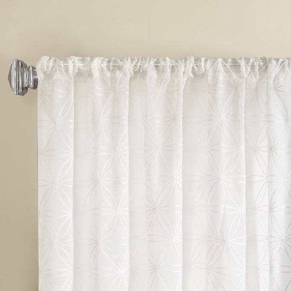 Lightweight Sheer Embroidered Curtains