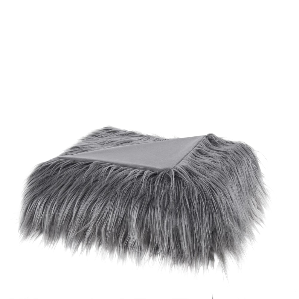 Madison Park Adelaide Luxury Faux Fur Year Round Premium Throw