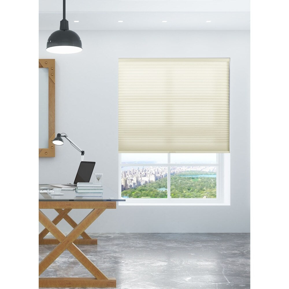 Arlo Blinds Cream Light Filtering Cordless Cellular Shades