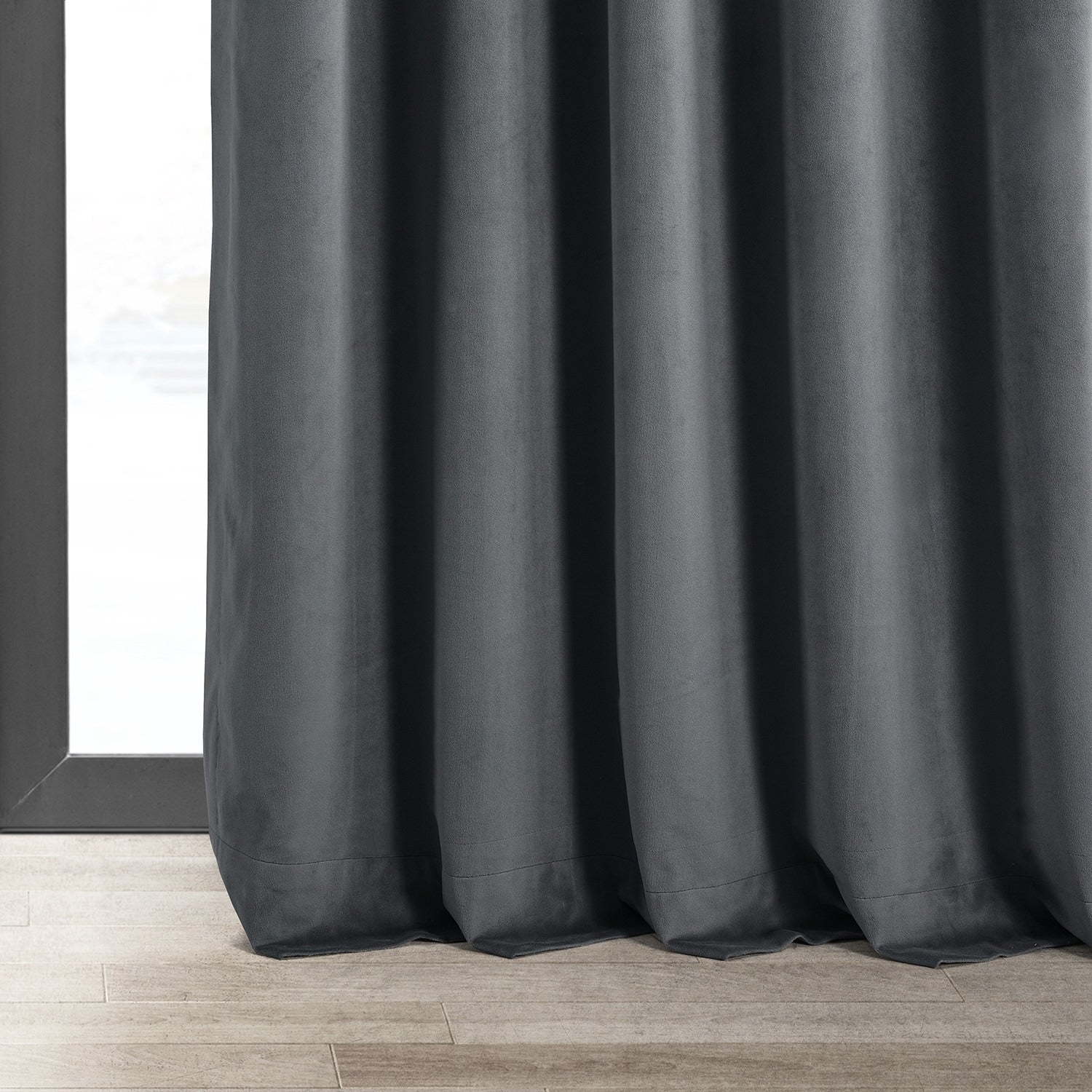 Exclusive Fabrics Signature Blackout Velvet Curtain (1 Panel)