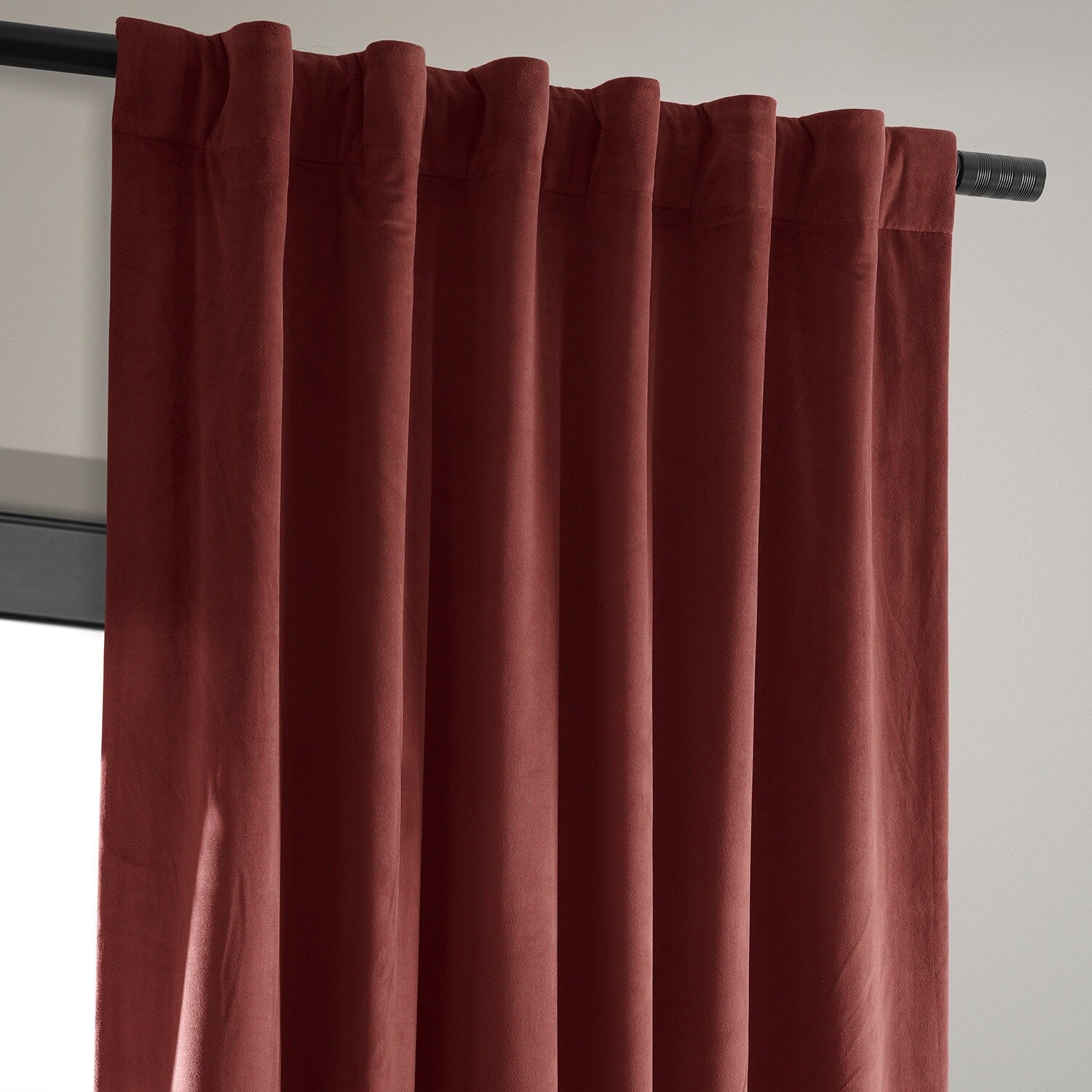 Exclusive Fabrics Signature Blackout Velvet Curtain (1 Panel)