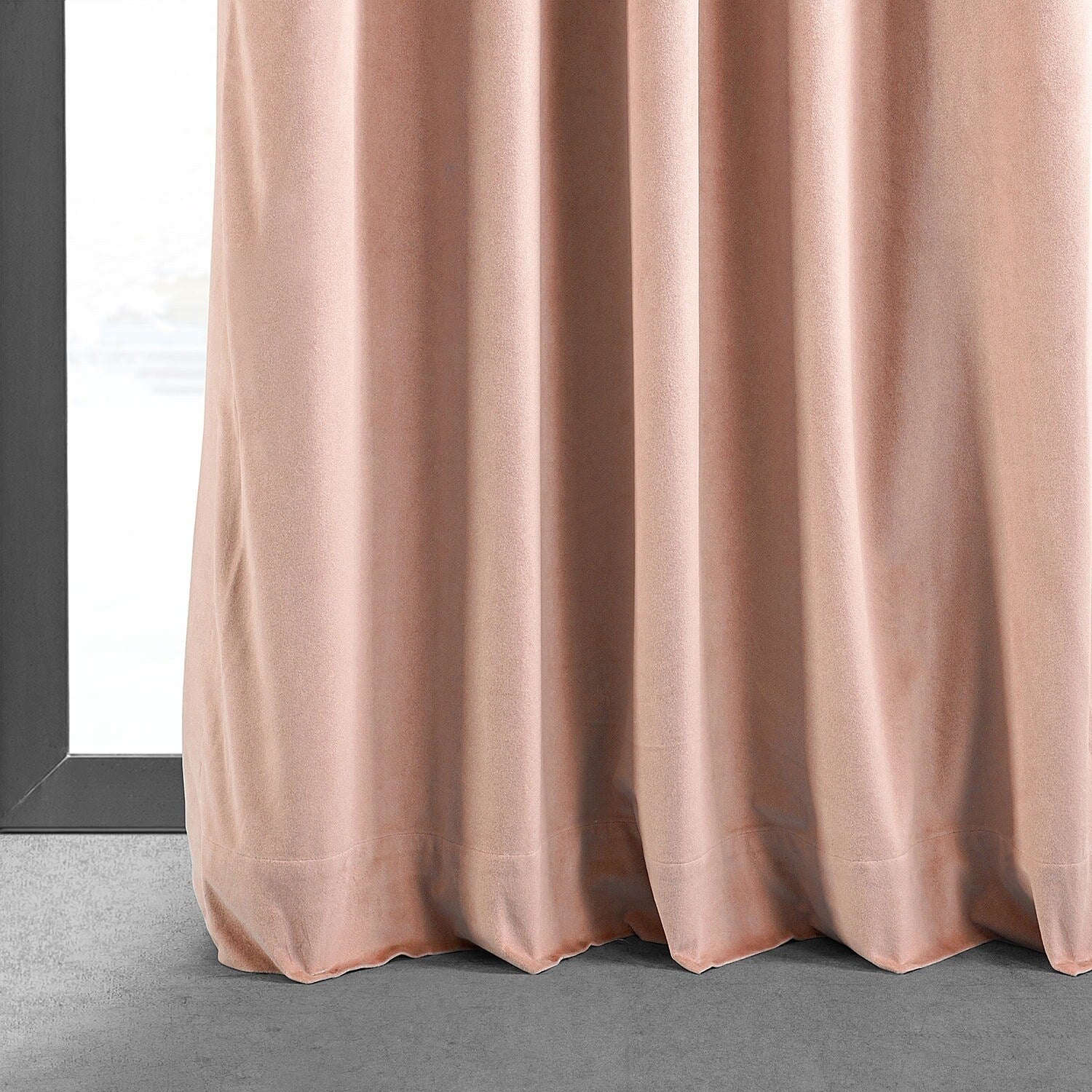 Exclusive Fabrics Signature Blackout Velvet Curtain (1 Panel)