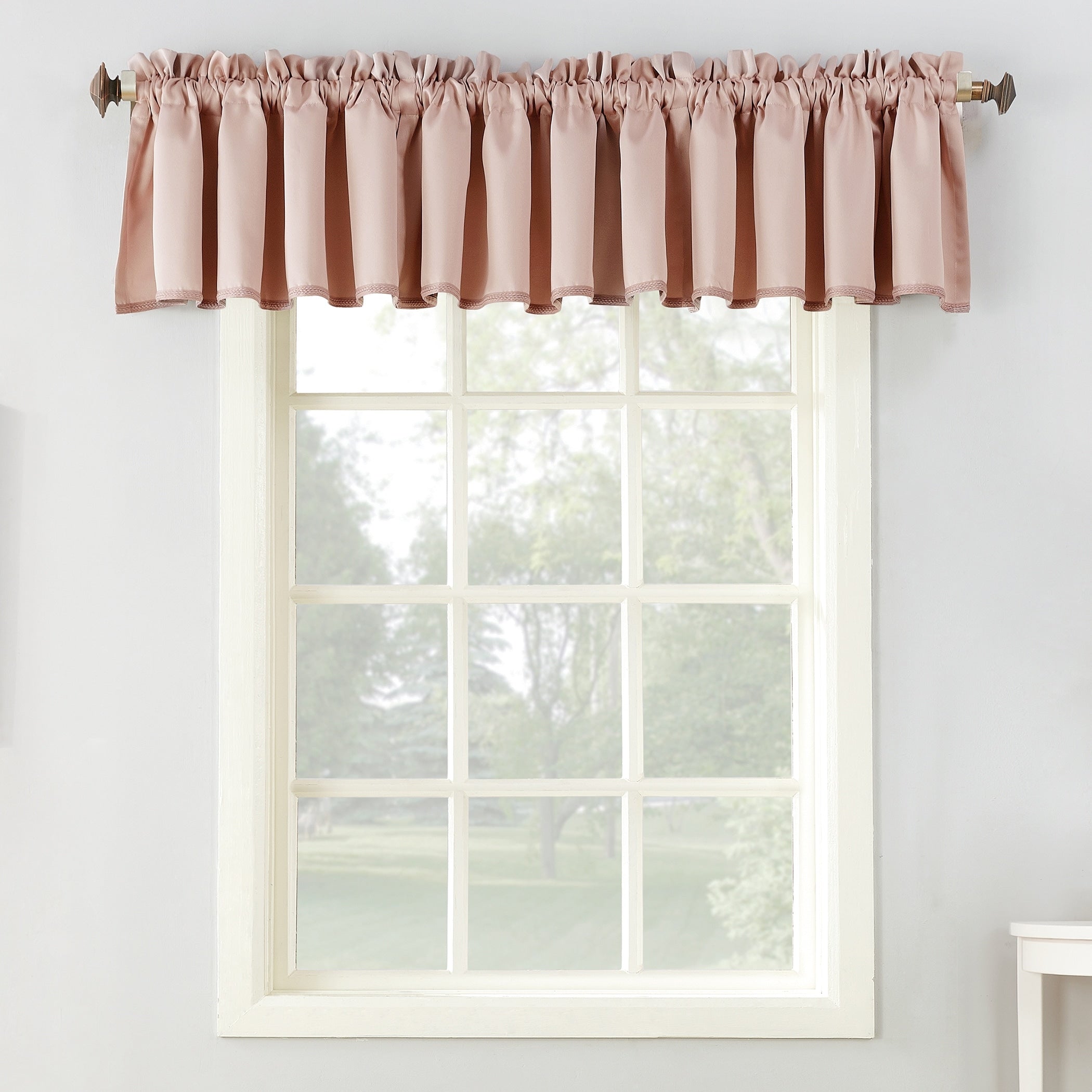 Porch & Den Inez Room Darkening Window Valance - 54 x 18