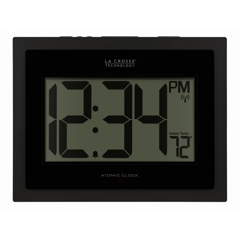 La Crosse Technology 513-54087-INT Atomic Digital Clock with Temp