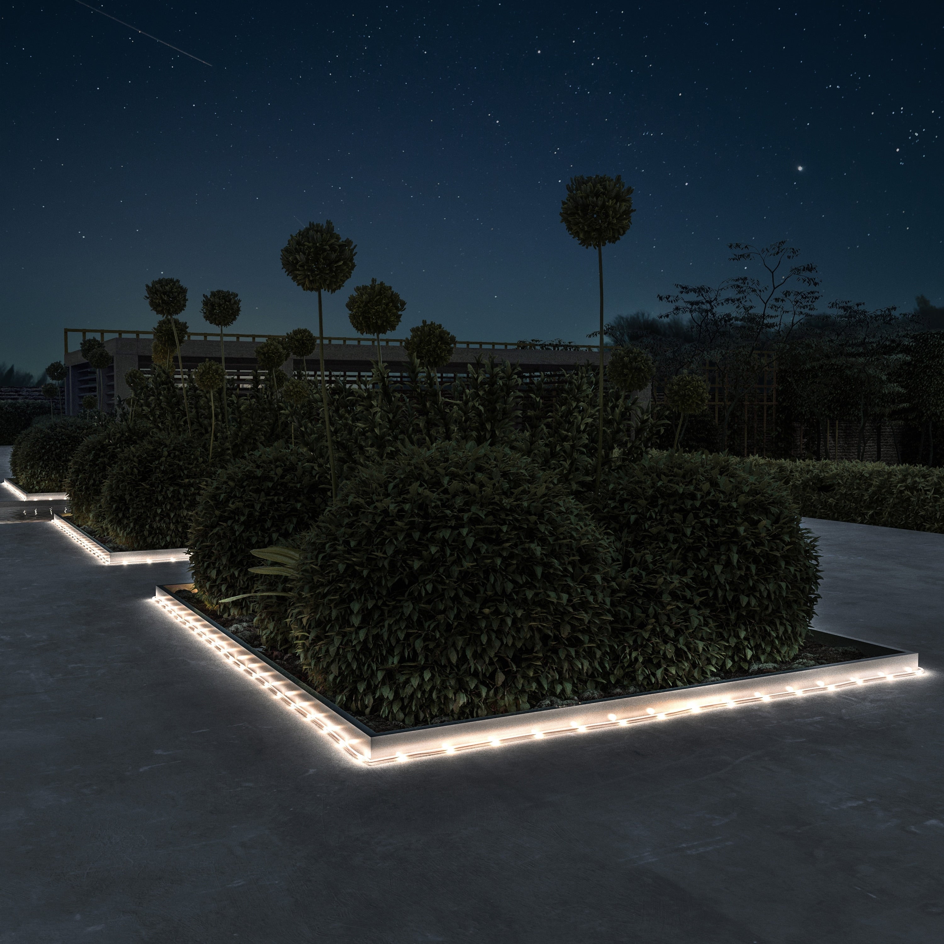 Outdoor Solar Rope Light-100 LED Lights with 8 Modes by Pure Garden - 38.65 ft