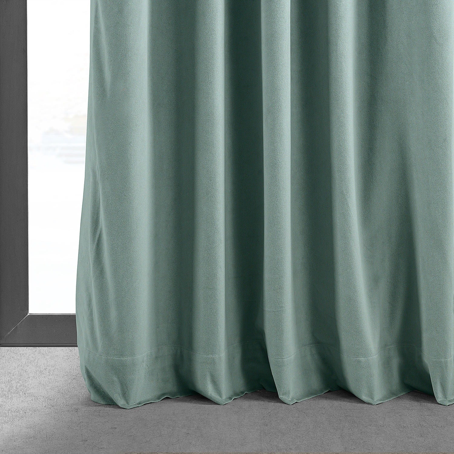 Exclusive Fabrics Signature Blackout Velvet Curtain (1 Panel)