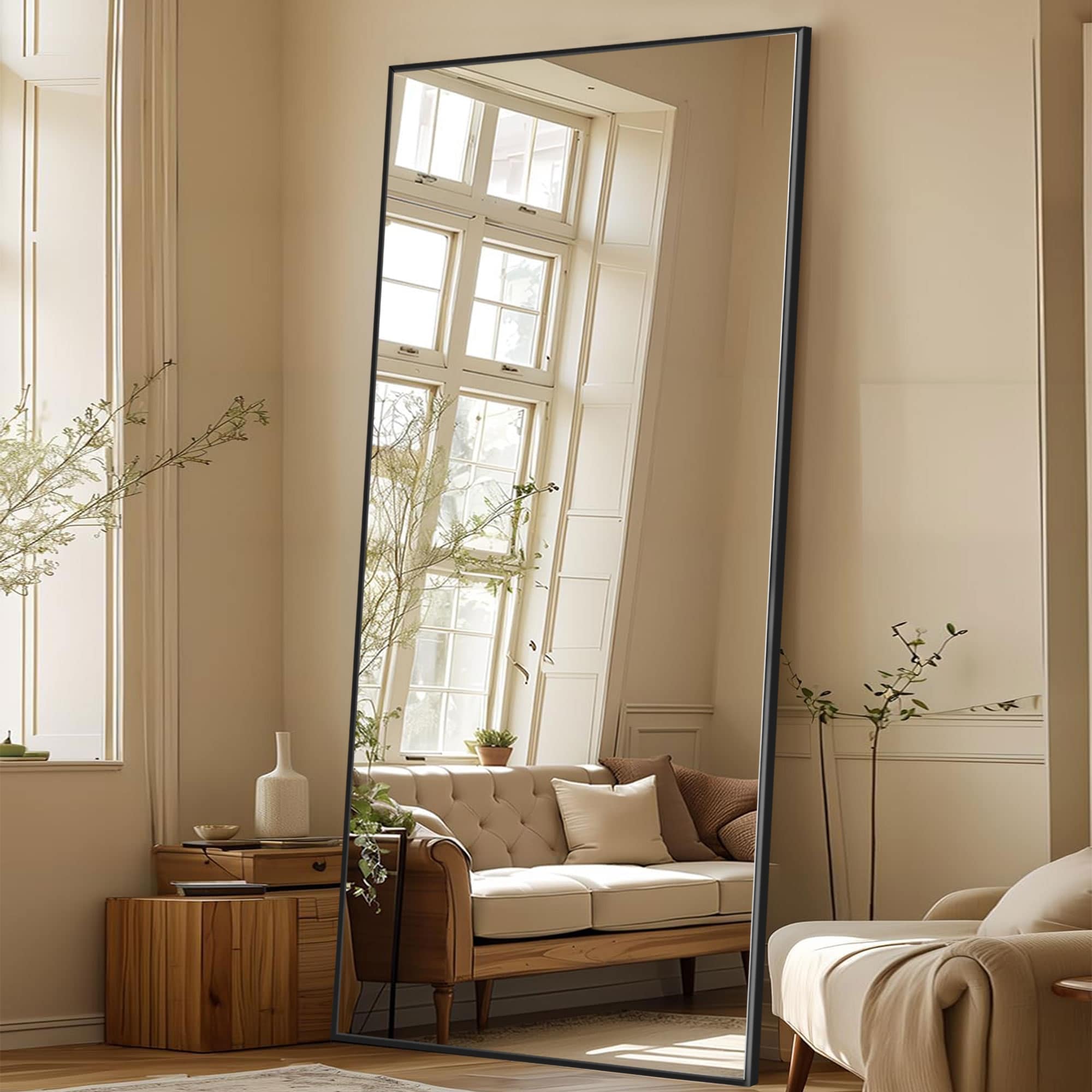 Modern Full Length Floor Mirror Freestanding Mirror