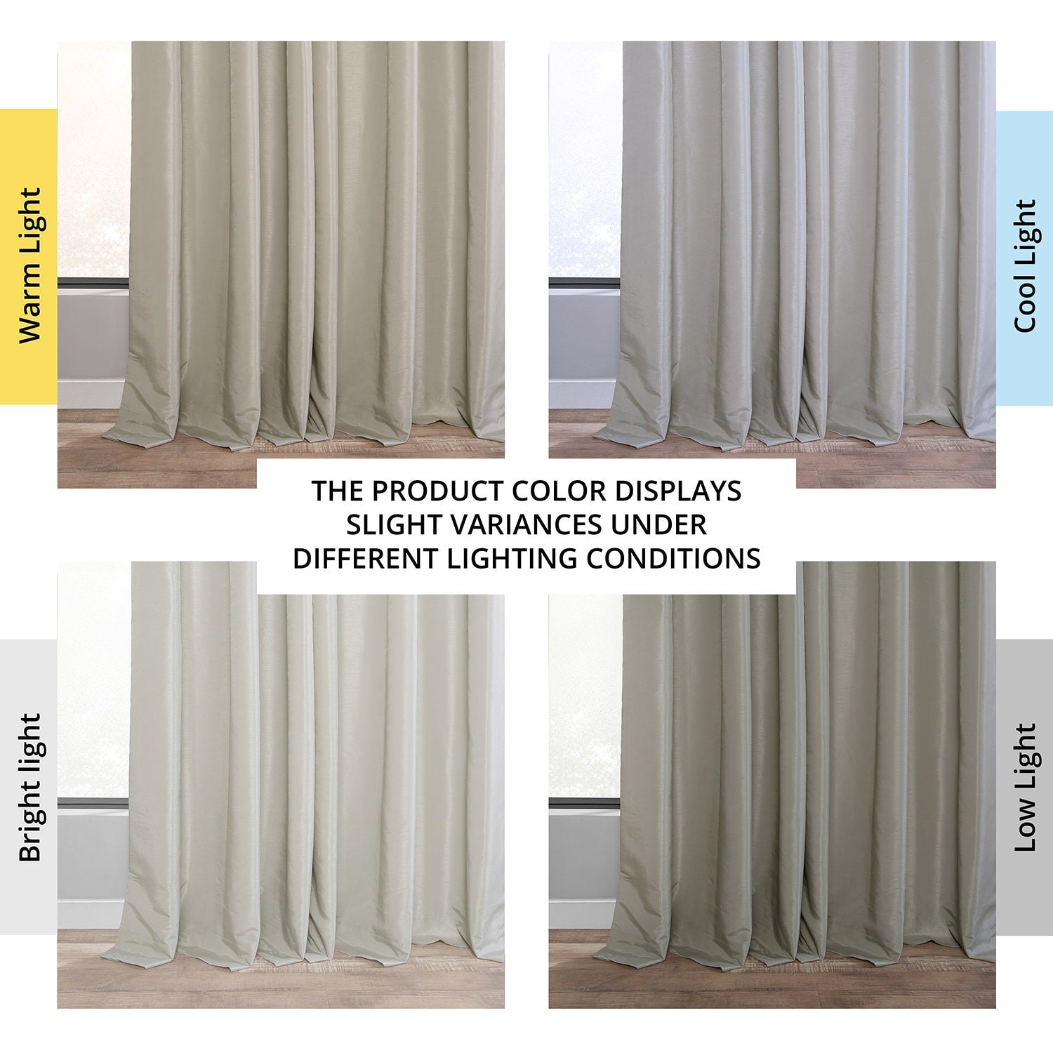 Exclusive Fabrics Textured Faux Dupioni Silk Thermal Blackout Curtains (1 Panel)