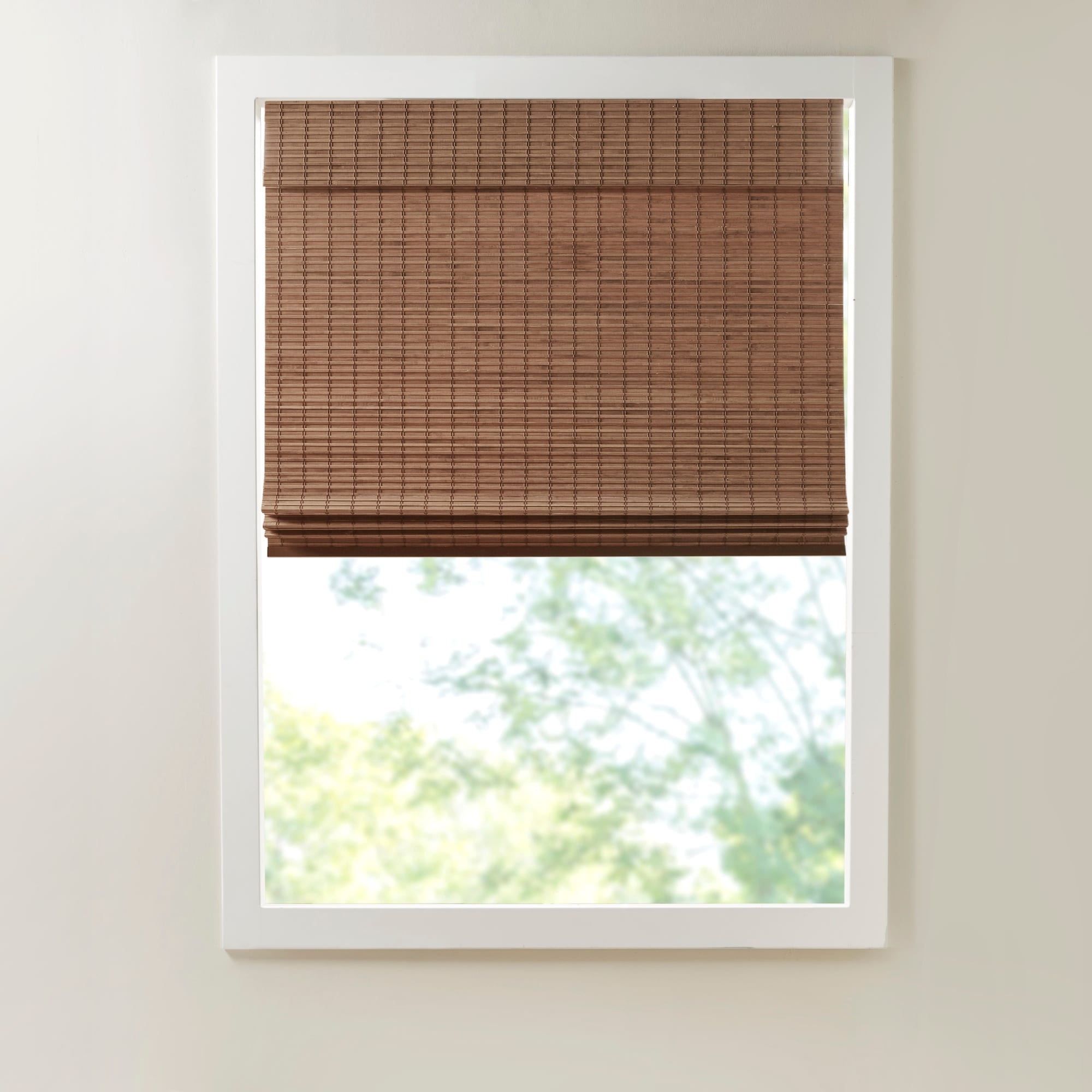 Madison Park Lyndon Bamboo Light Filtering Roman Shade