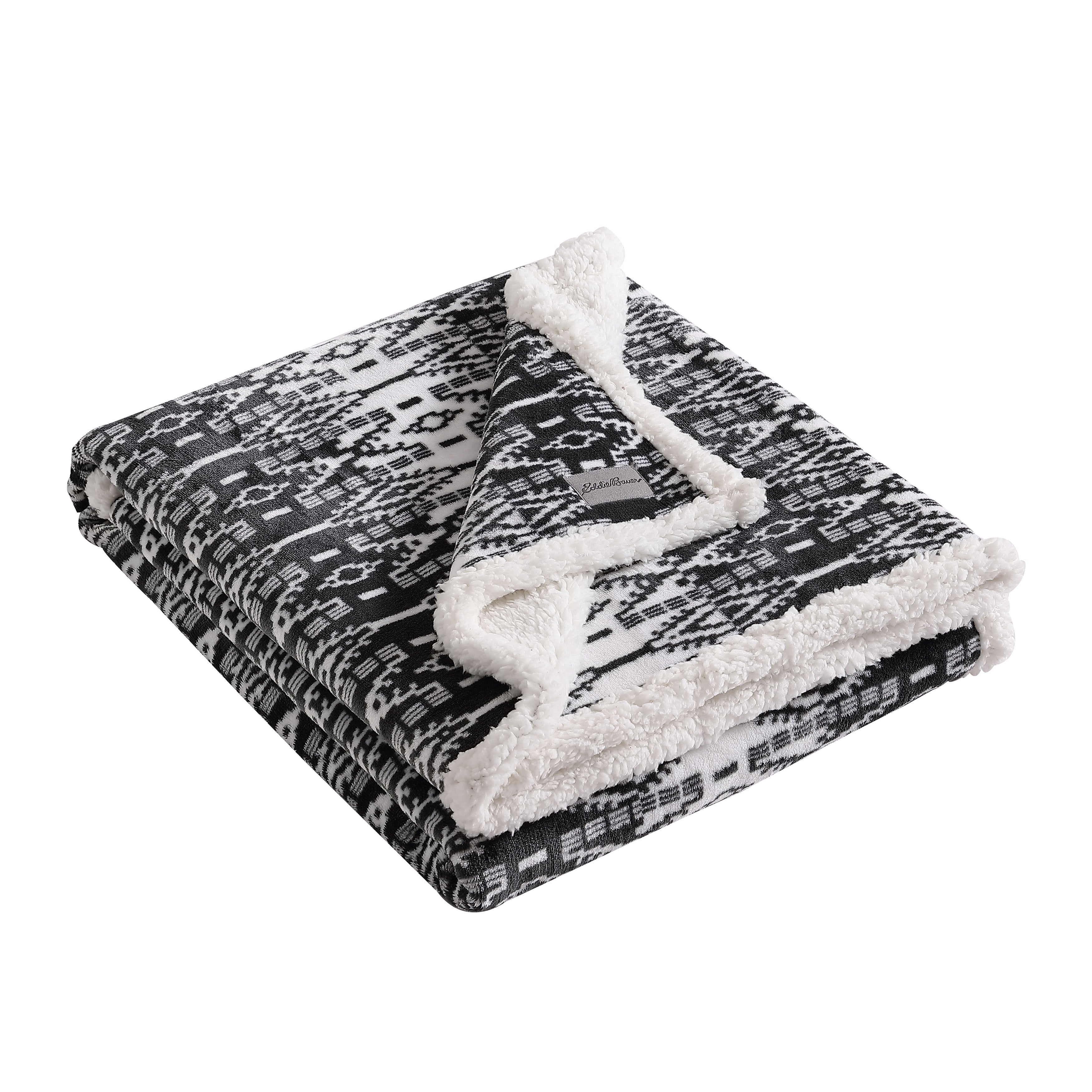 Eddie Bauer Ultra Plush Super Soft & Cozy- Reversible Throw Blankets