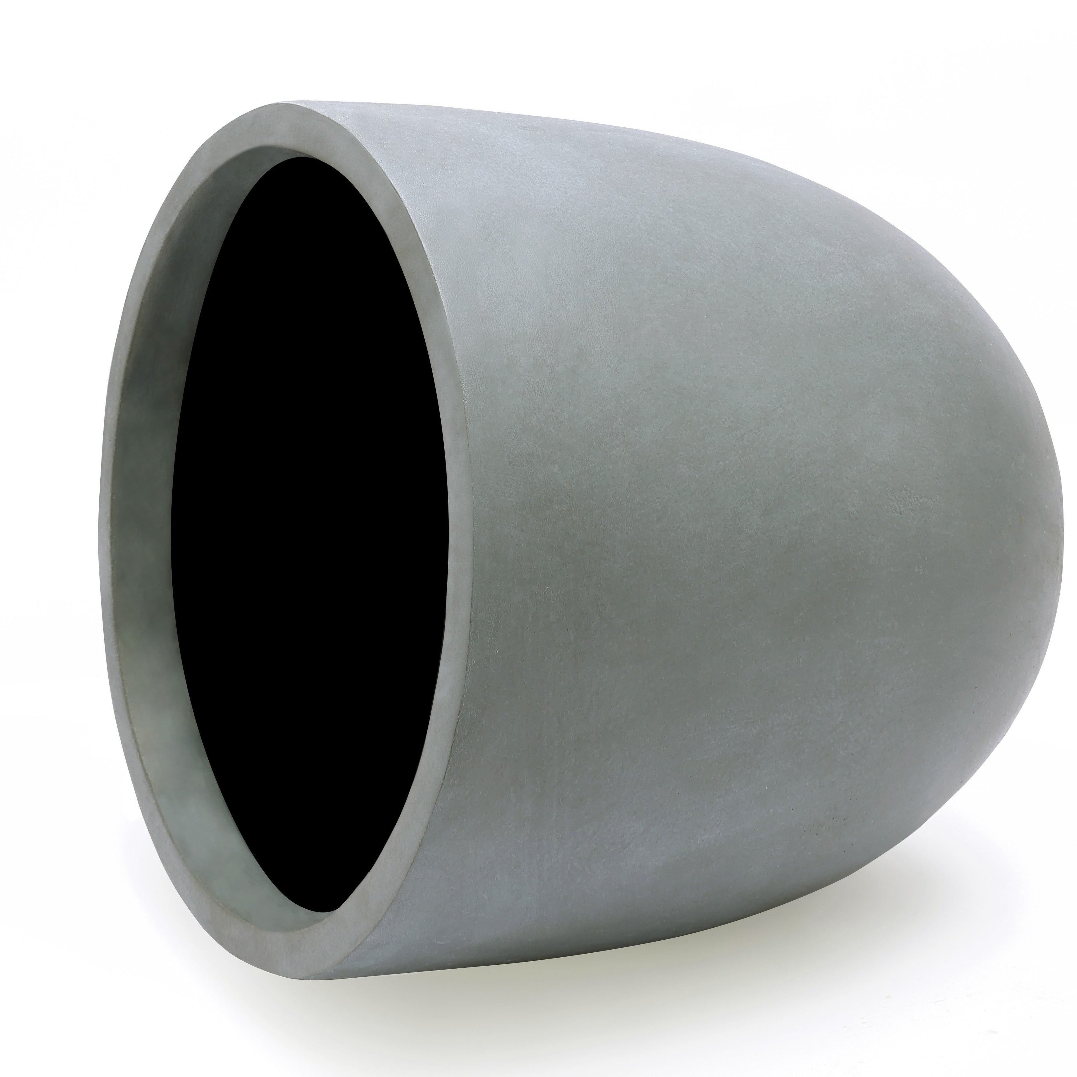 Tapered Round MgO Planter, Indoor and Outdoor