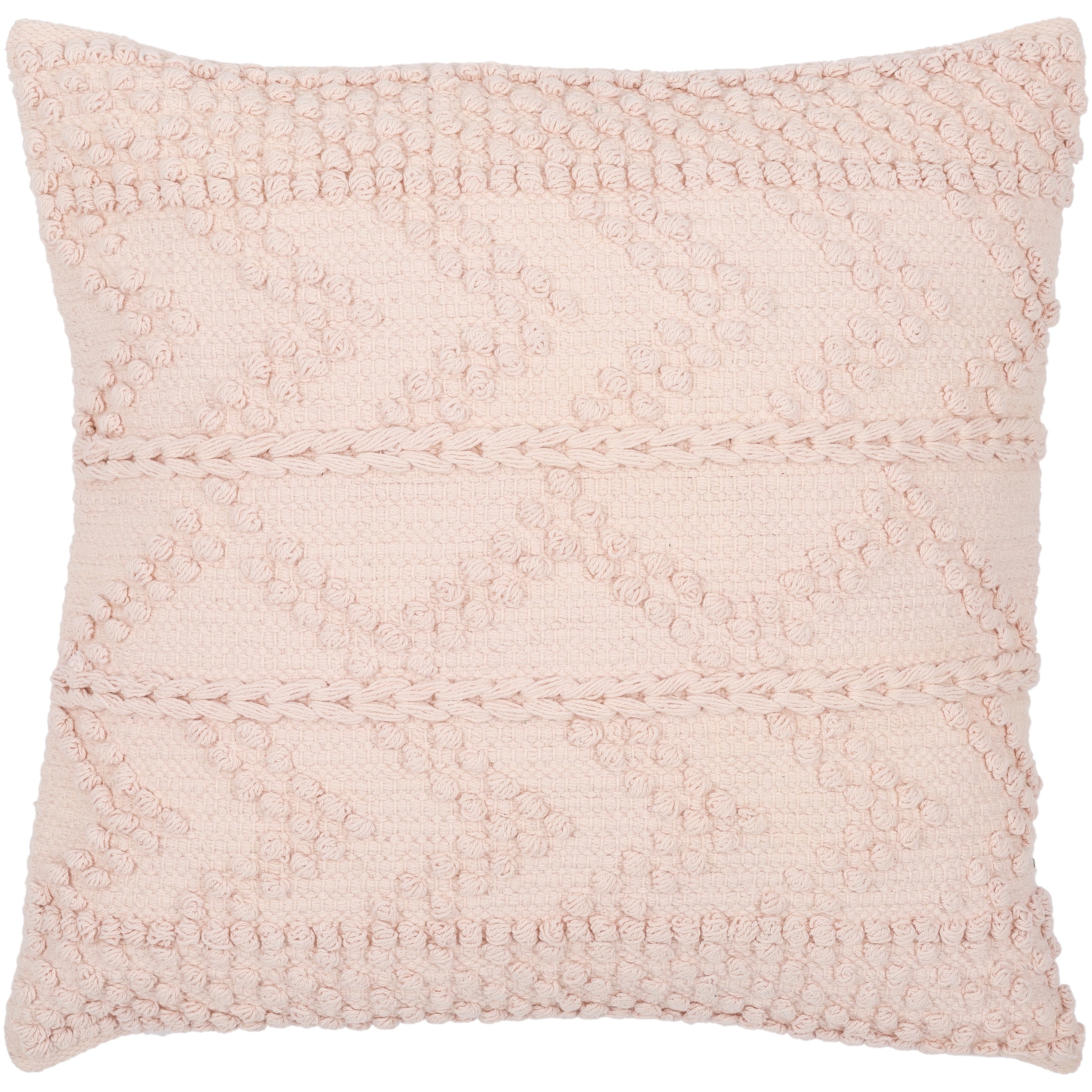 Livabliss Nadra Textured Chevron Bohemian Pillow