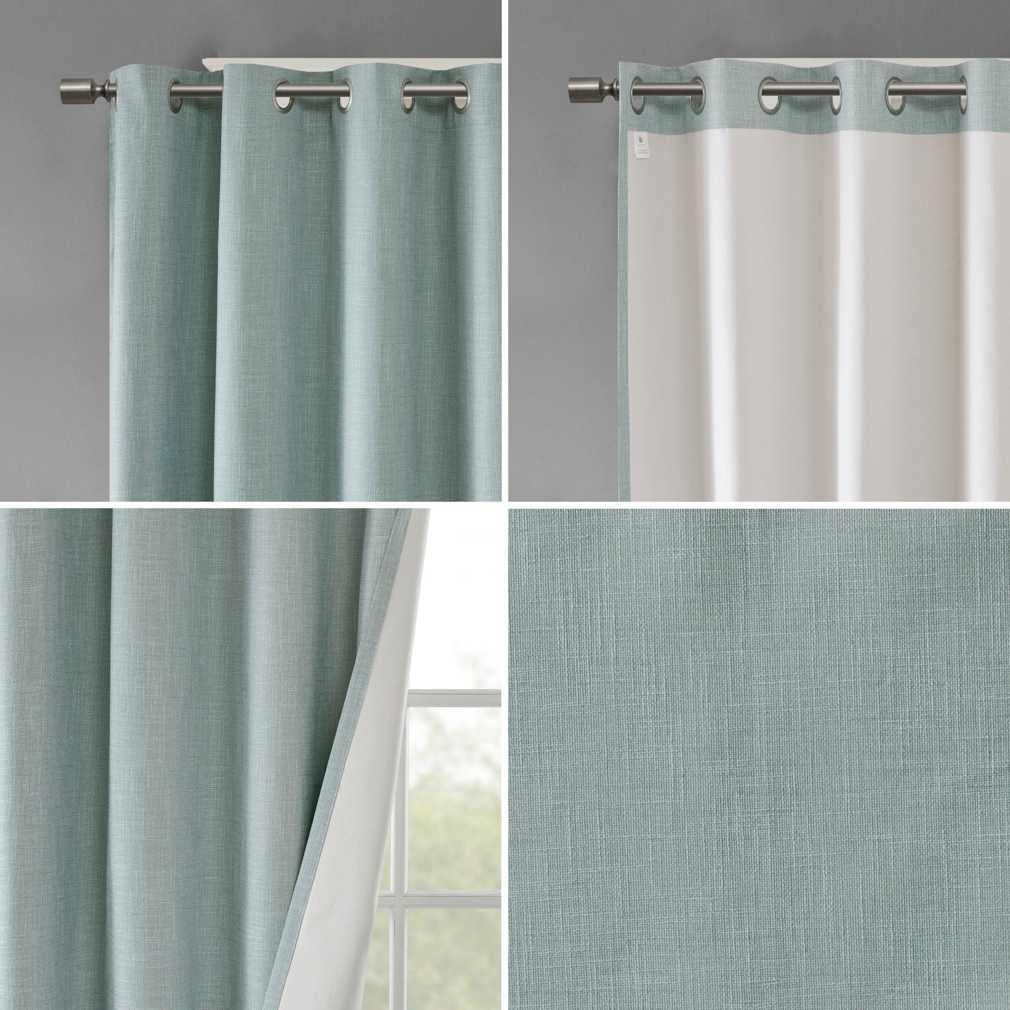 Arlie Printed Heathered Blackout Single Window Curtain Panel by SunSmart