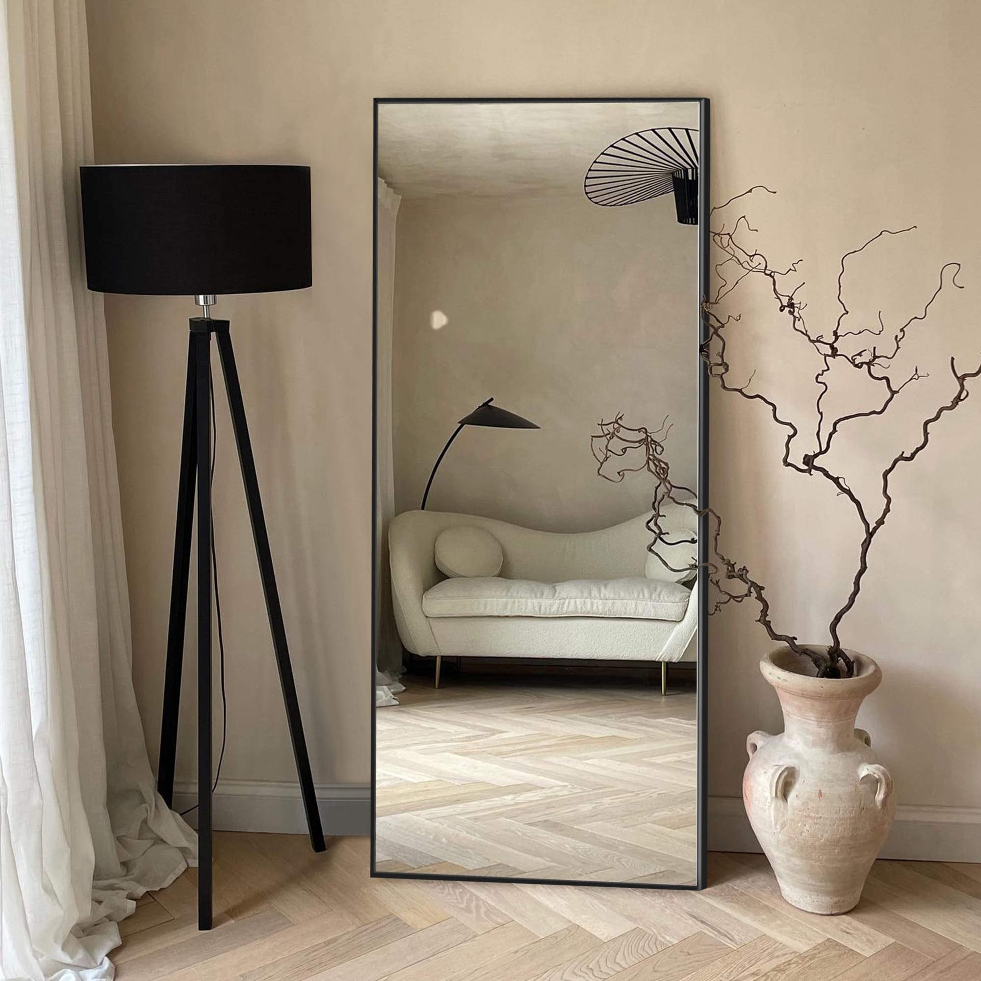 Modern Full Length Floor Mirror Freestanding Mirror