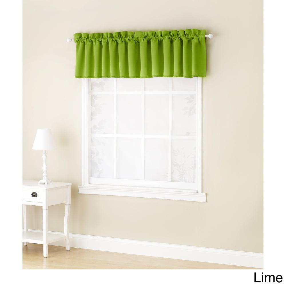 Porch & Den Inez Room Darkening Window Valance - 54 x 18