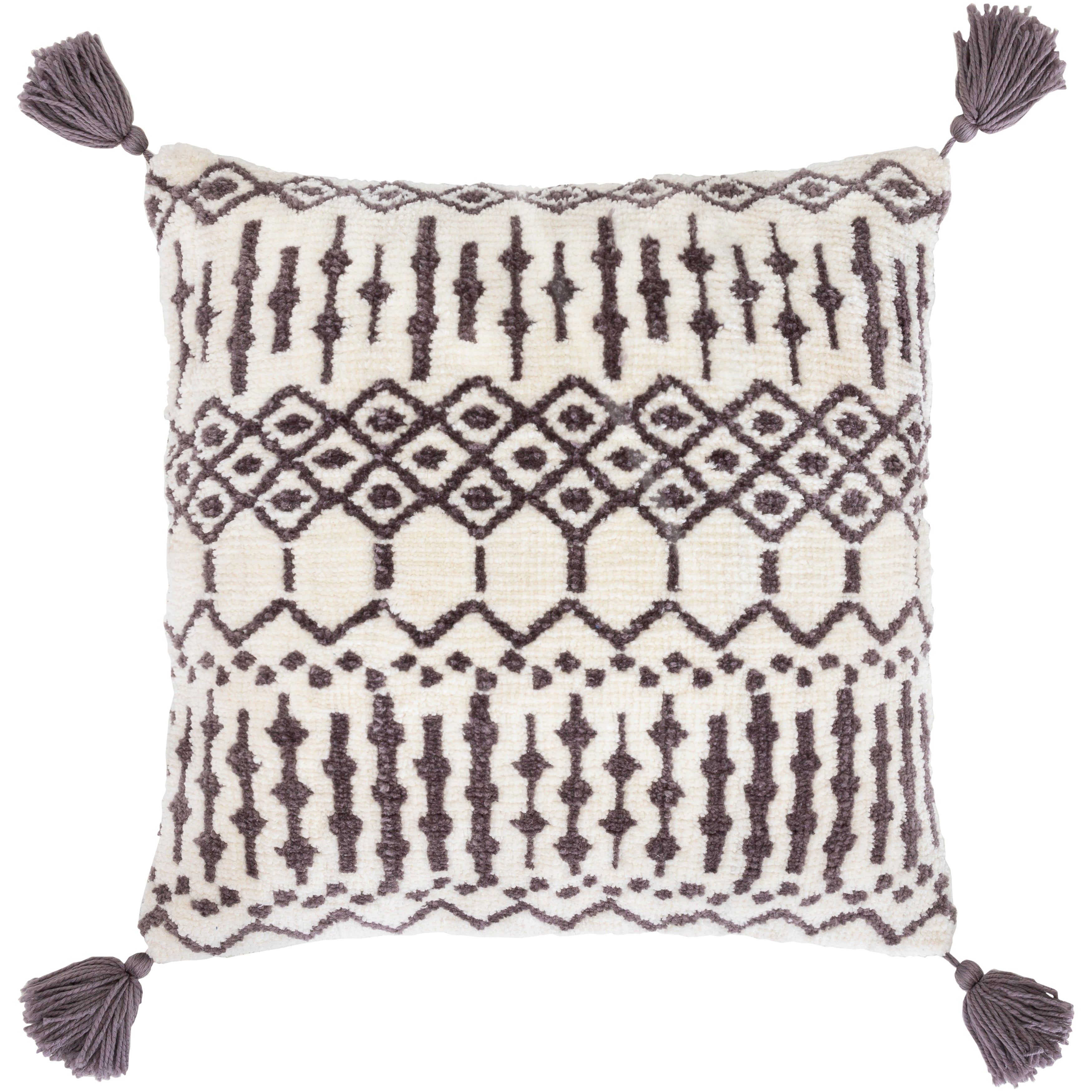 Artistic Weavers Almohado Soft Boho Throw Pillow with Tassels