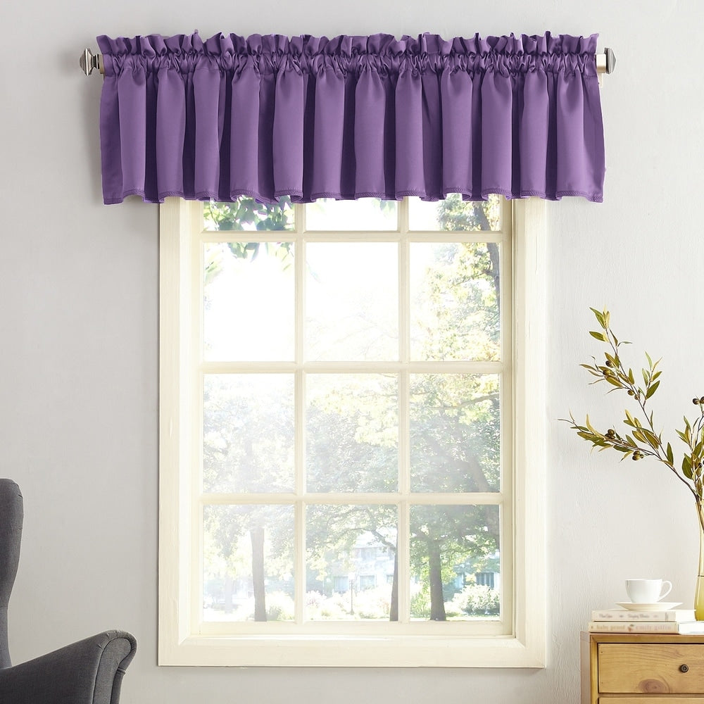 Porch & Den Inez Room Darkening Window Valance - 54 x 18