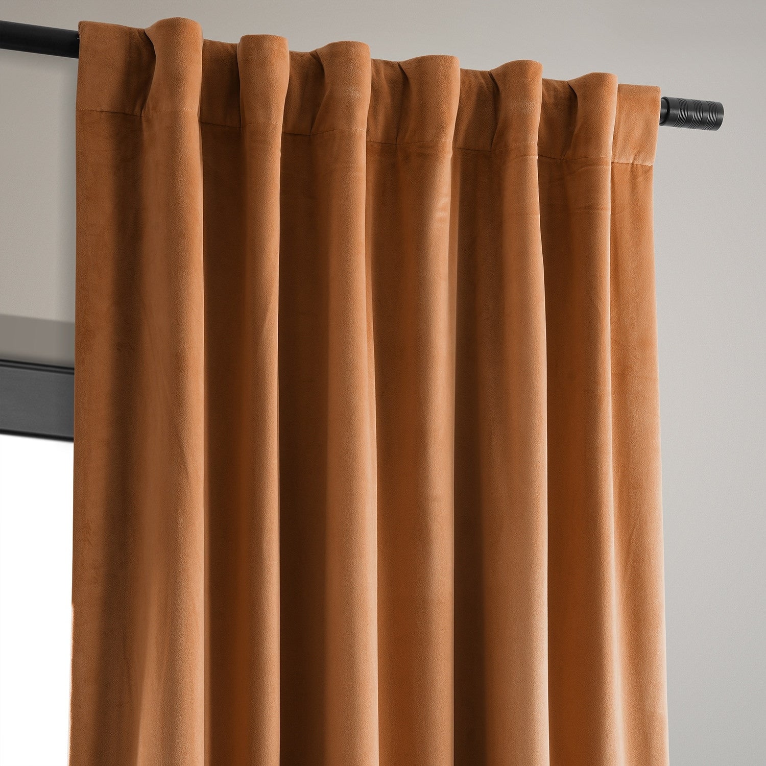 Exclusive Fabrics Signature Blackout Velvet Curtain (1 Panel)