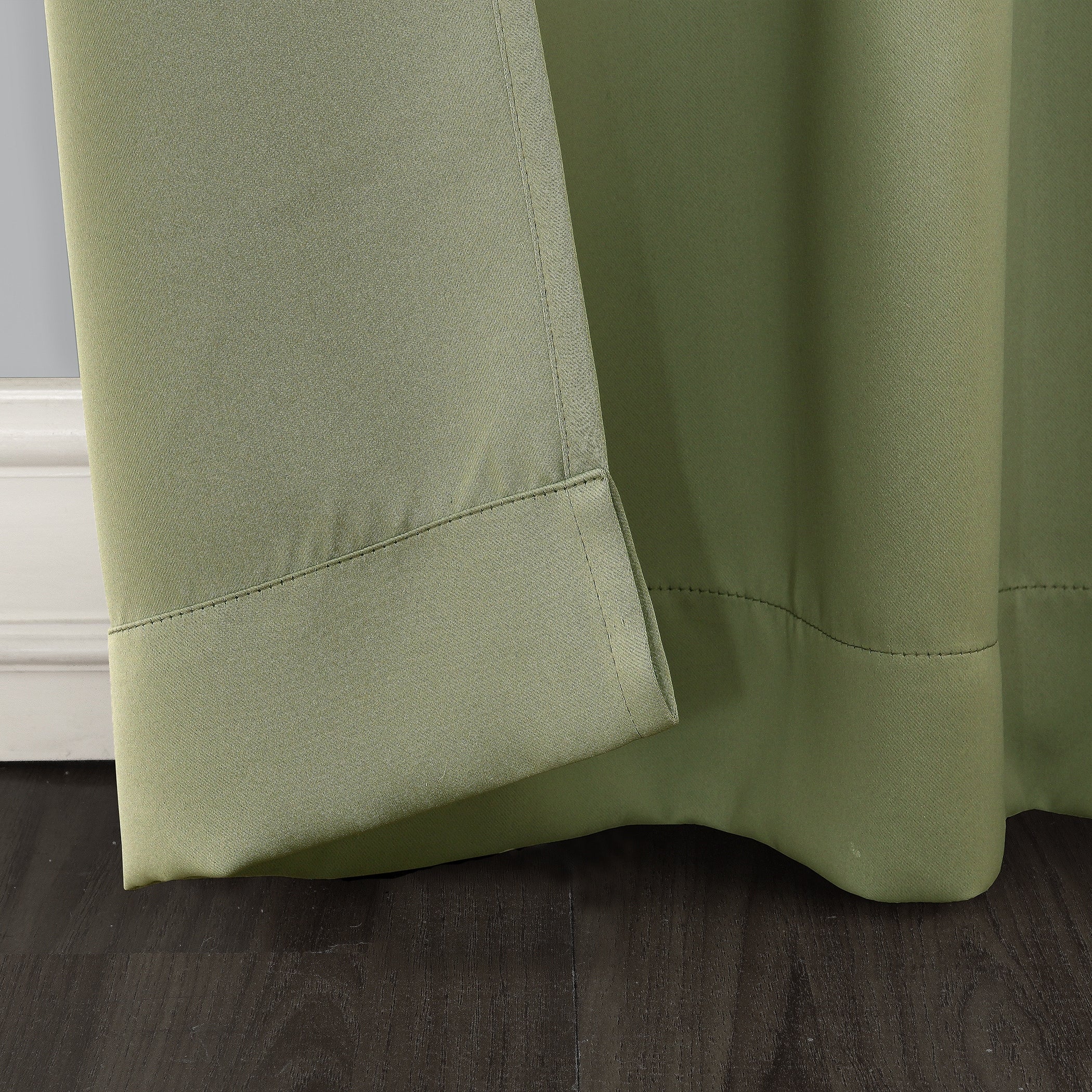 Sun Zero Hayden Energy Saving Blackout Rod Pocket 1-Piece Curtain Panel, Single Panel