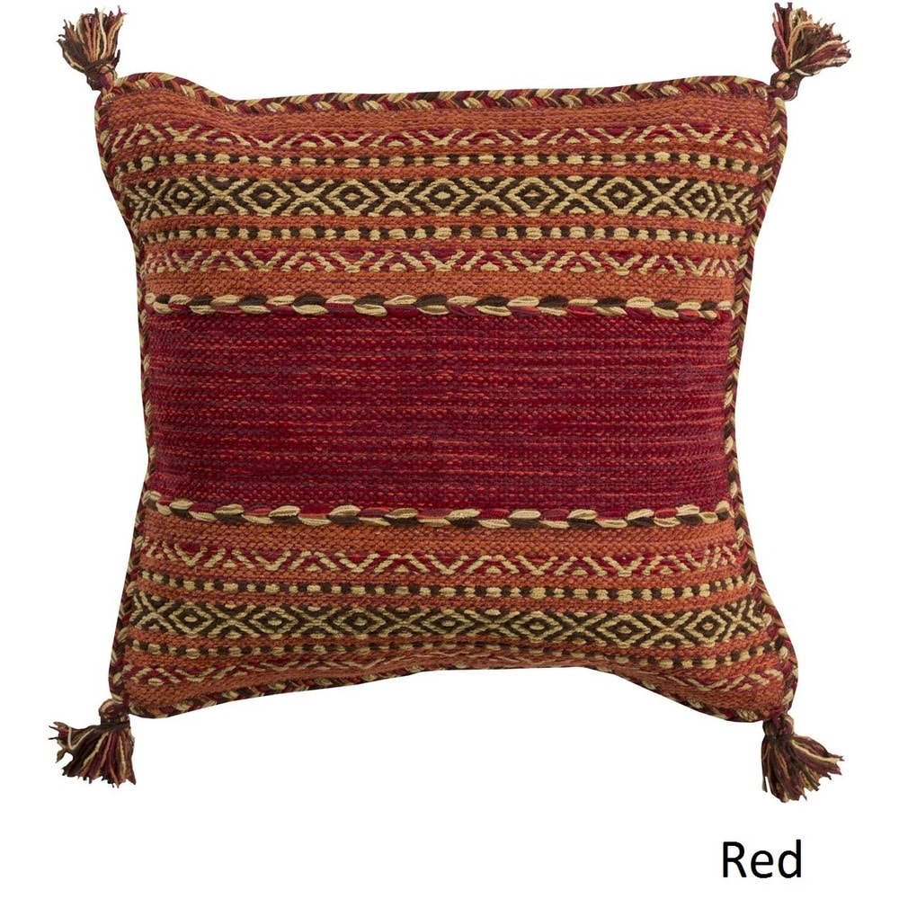 Artistic Weavers Southwest Tassels 18-inch Poly or Feather Down Pillow