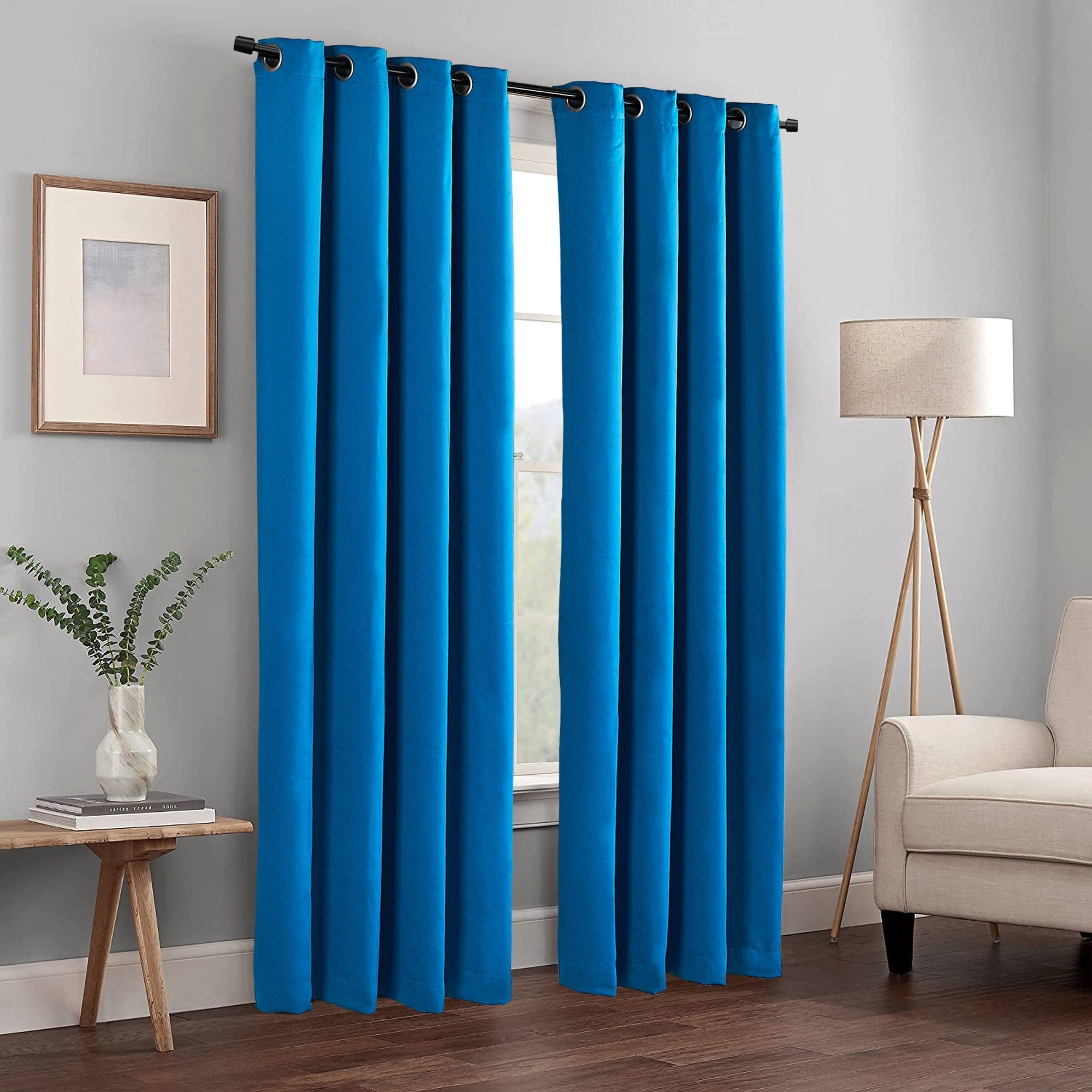 Blackout Window Panel Curtain Set (2 Panels and 2 matching Tie Backs)