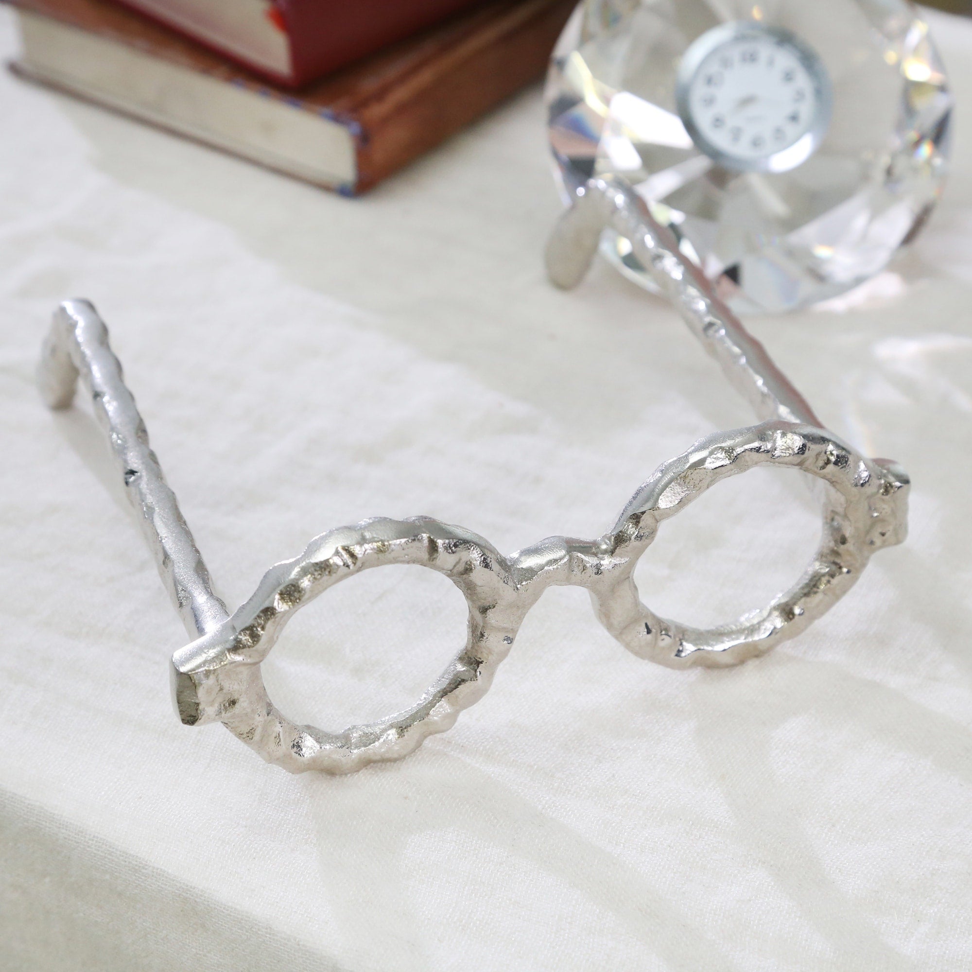 Sagebrook Home Abstract Modern Metal Glasses Aluminum Sculpture Decorative Object