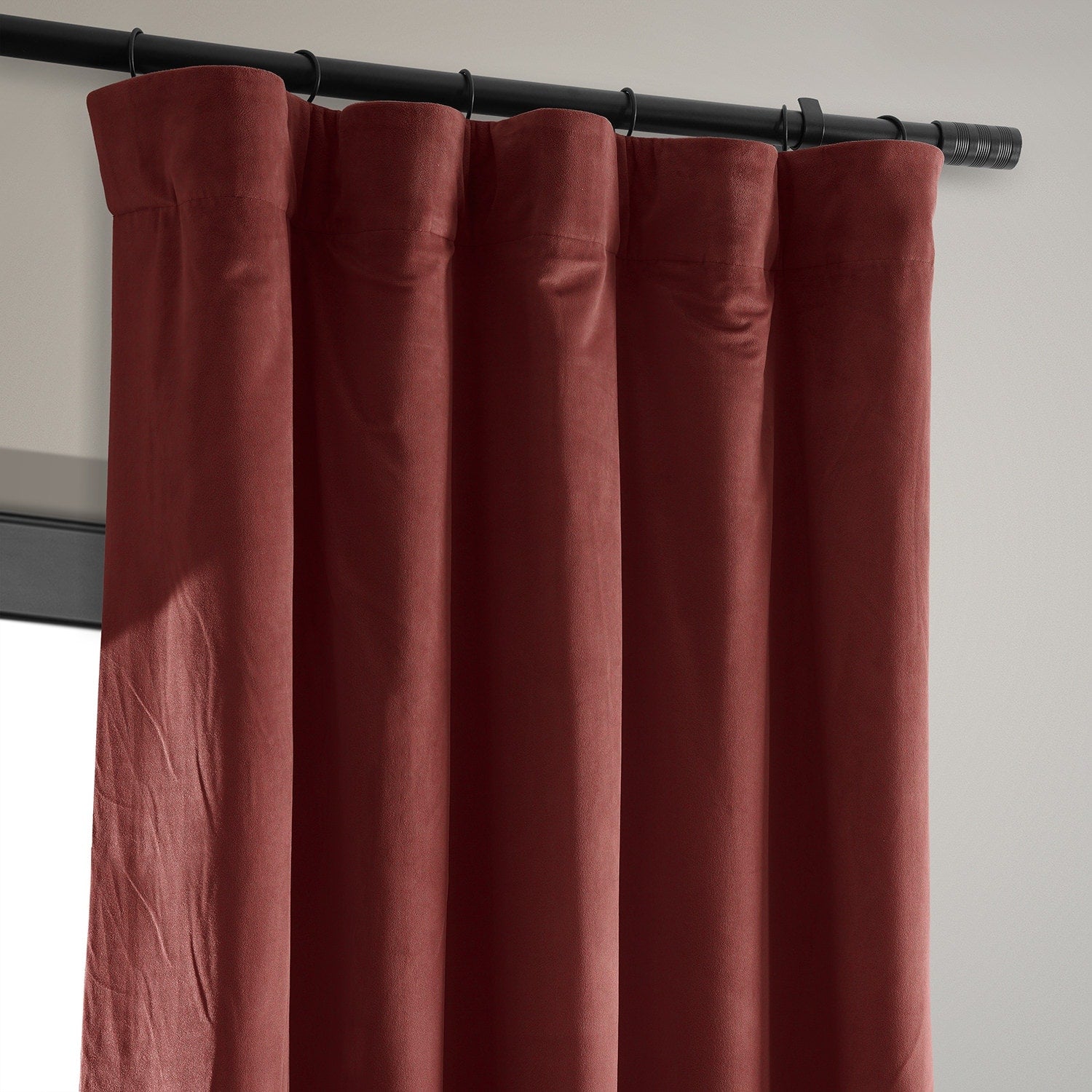 Exclusive Fabrics Signature Blackout Velvet Curtain (1 Panel)