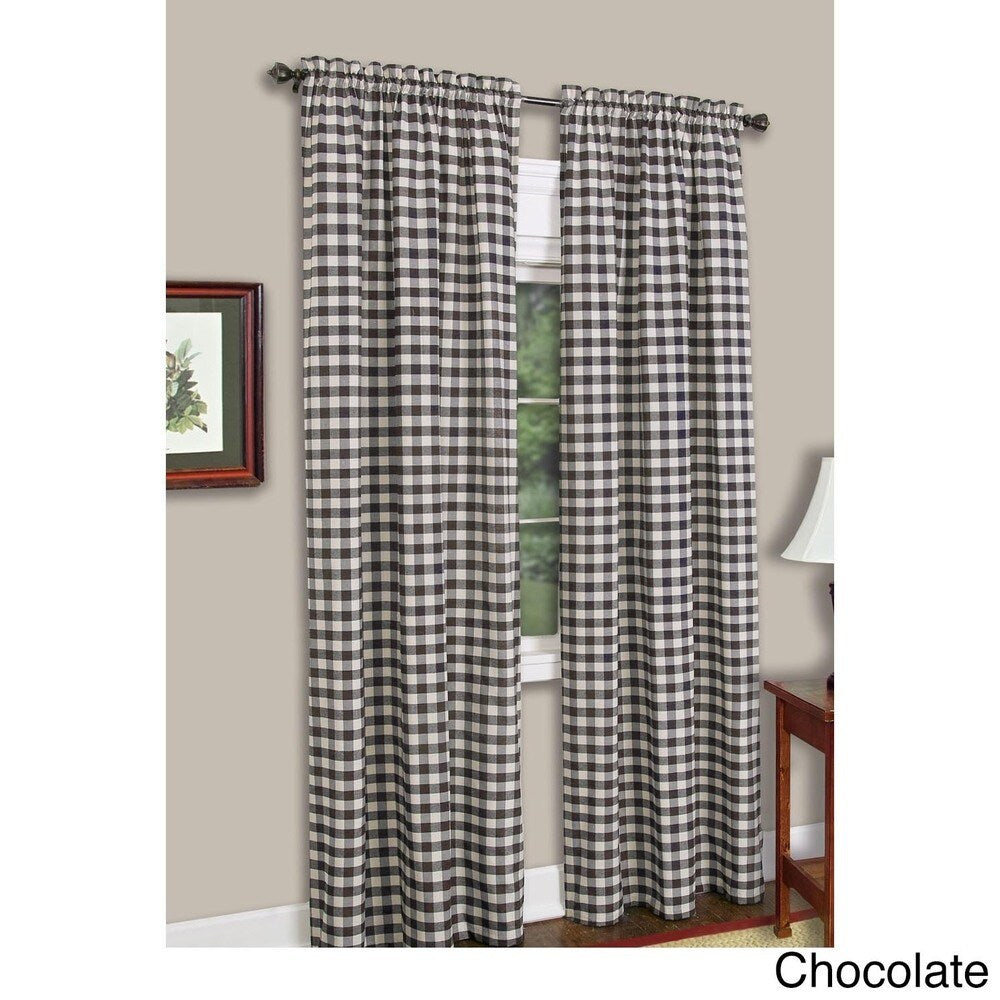 Achim Buffalo Checkered 63-inch Panel - 42 x 63