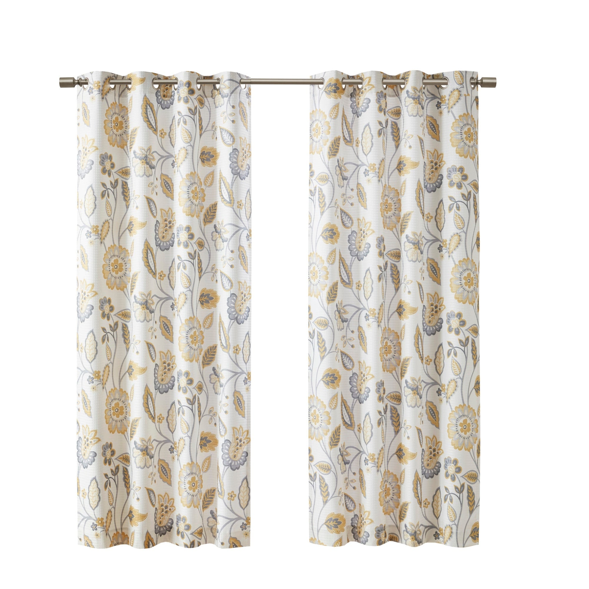 Jacquard Printed Room Darkening Curtain Panel