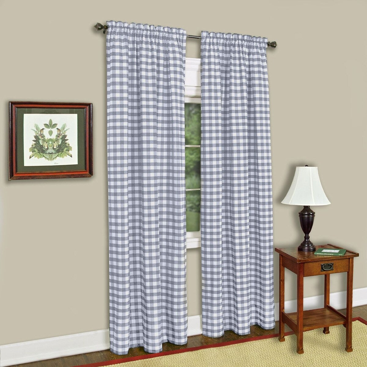 Achim Buffalo Checkered 63-inch Panel - 42 x 63