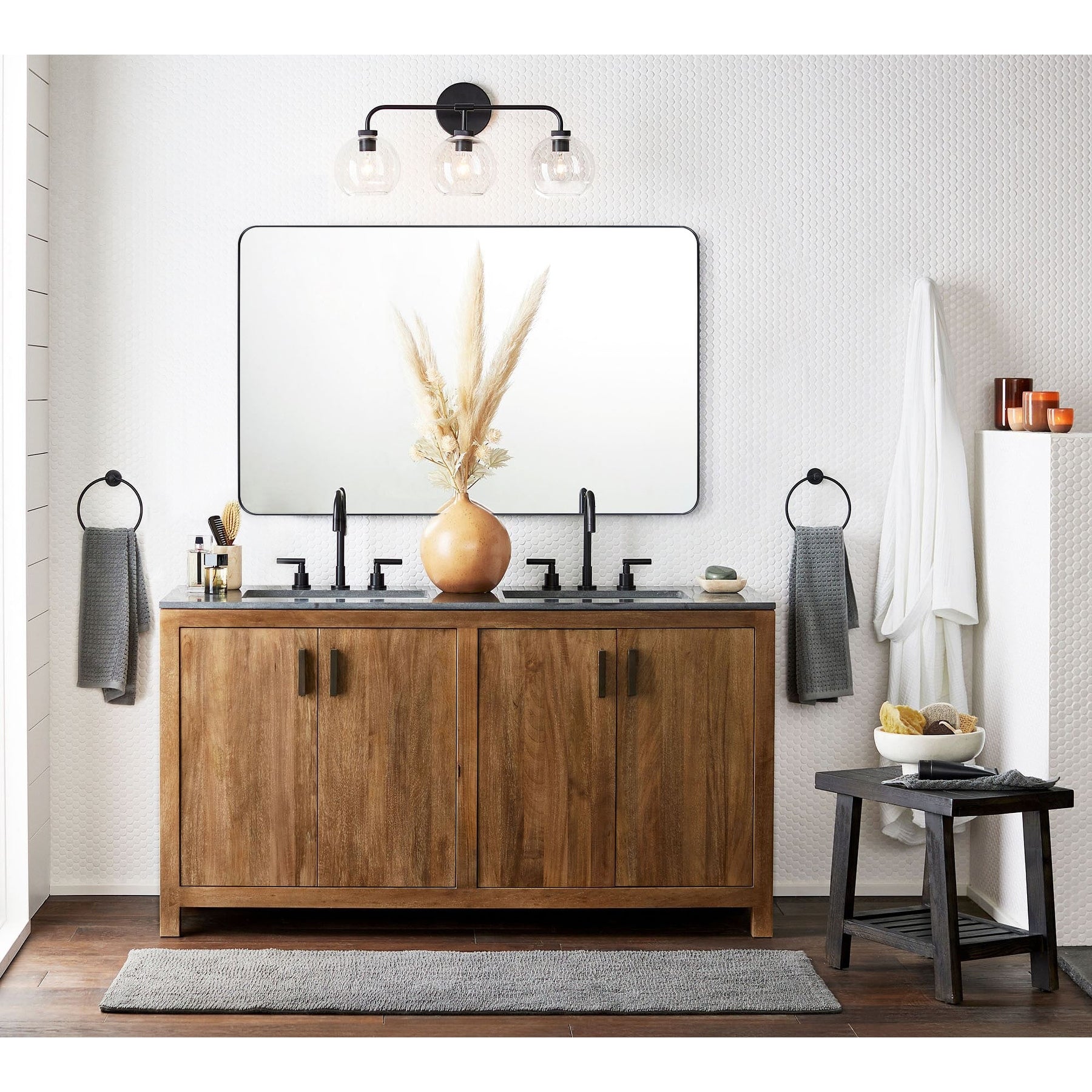 TEHOME Kengston Modern & Contemporary Rectangular Bathroom Vanity Mirror