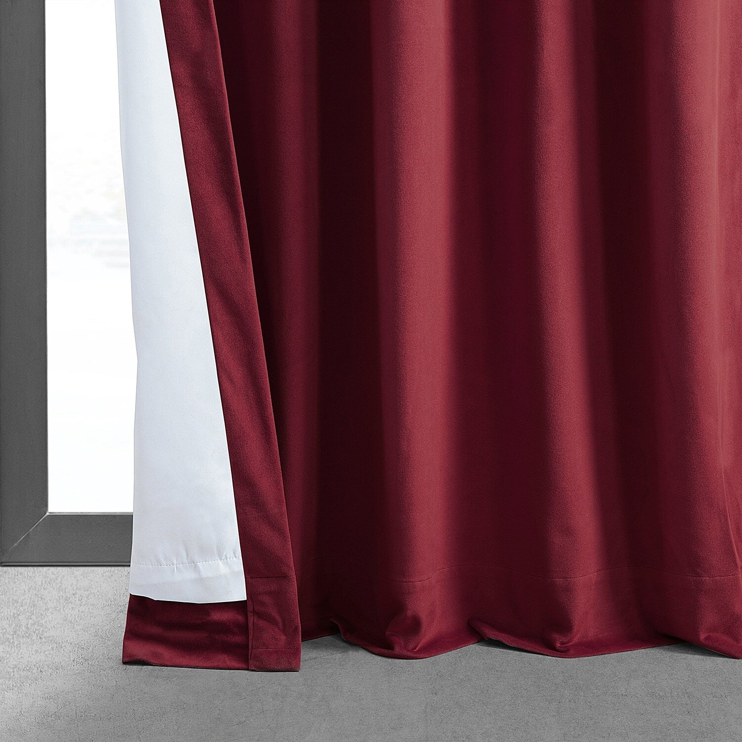 Exclusive Fabrics Signature Blackout Velvet Curtain (1 Panel)