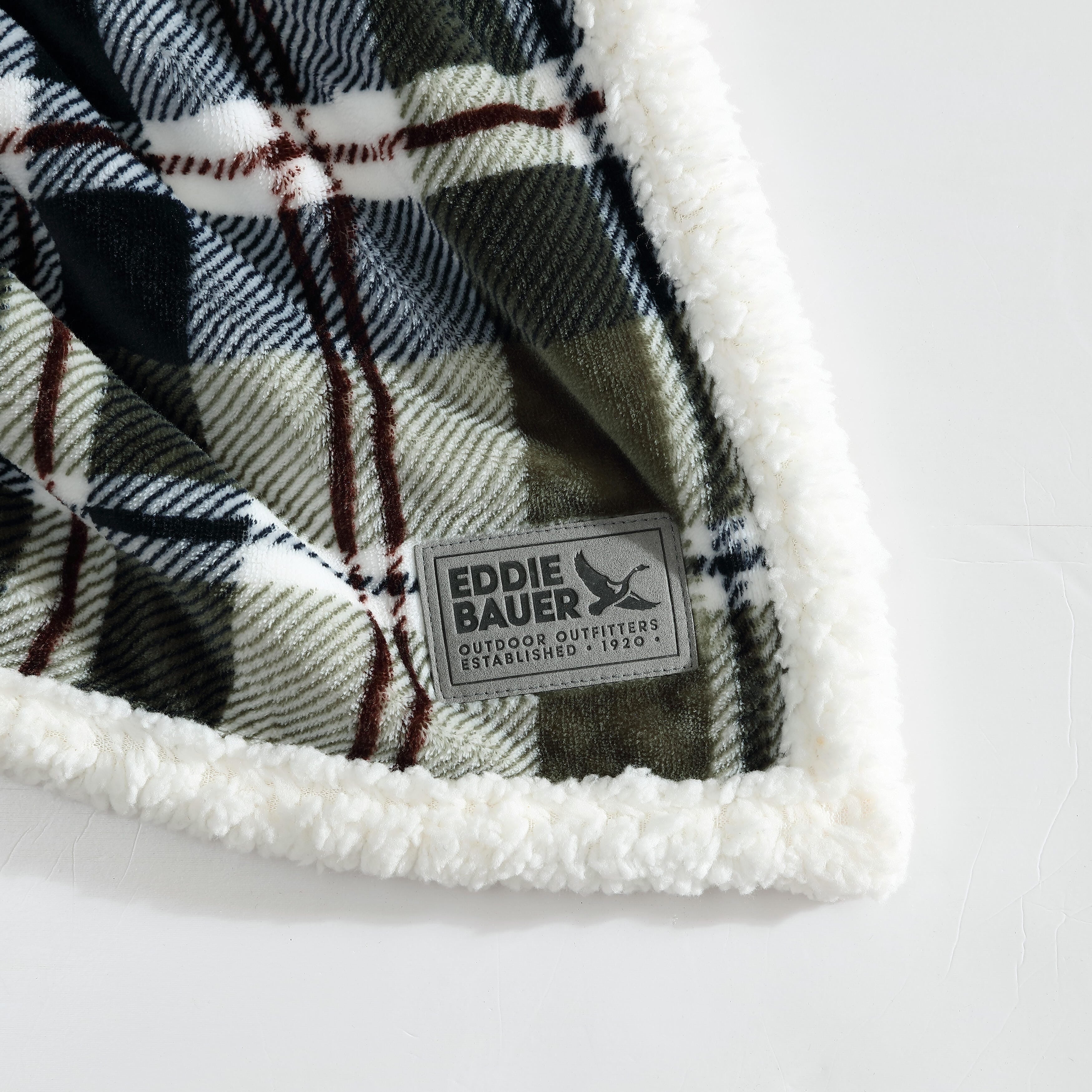 Eddie Bauer Ultra Plush Super Soft & Cozy- Reversible Throw Blankets