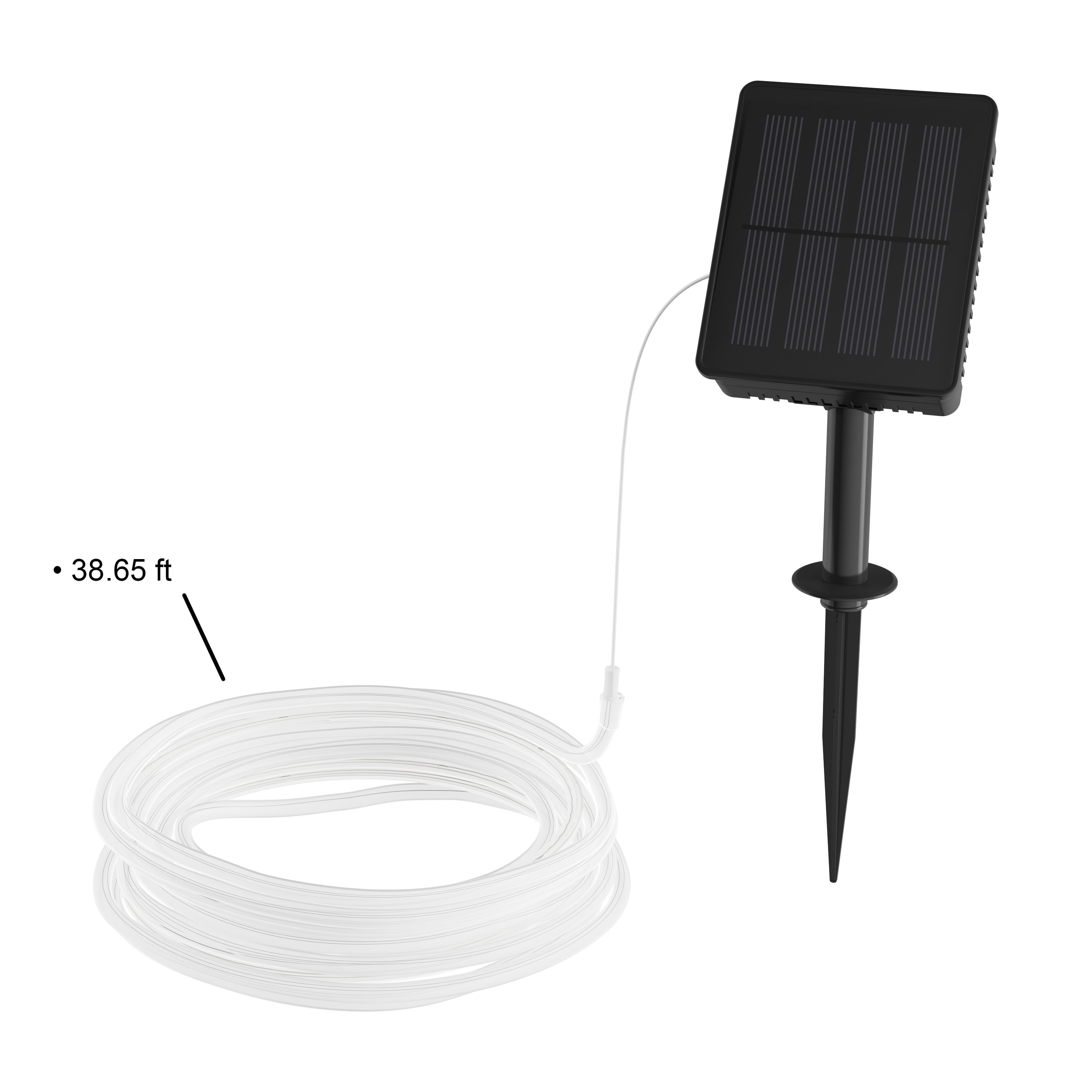 Outdoor Solar Rope Light-100 LED Lights with 8 Modes by Pure Garden - 38.65 ft