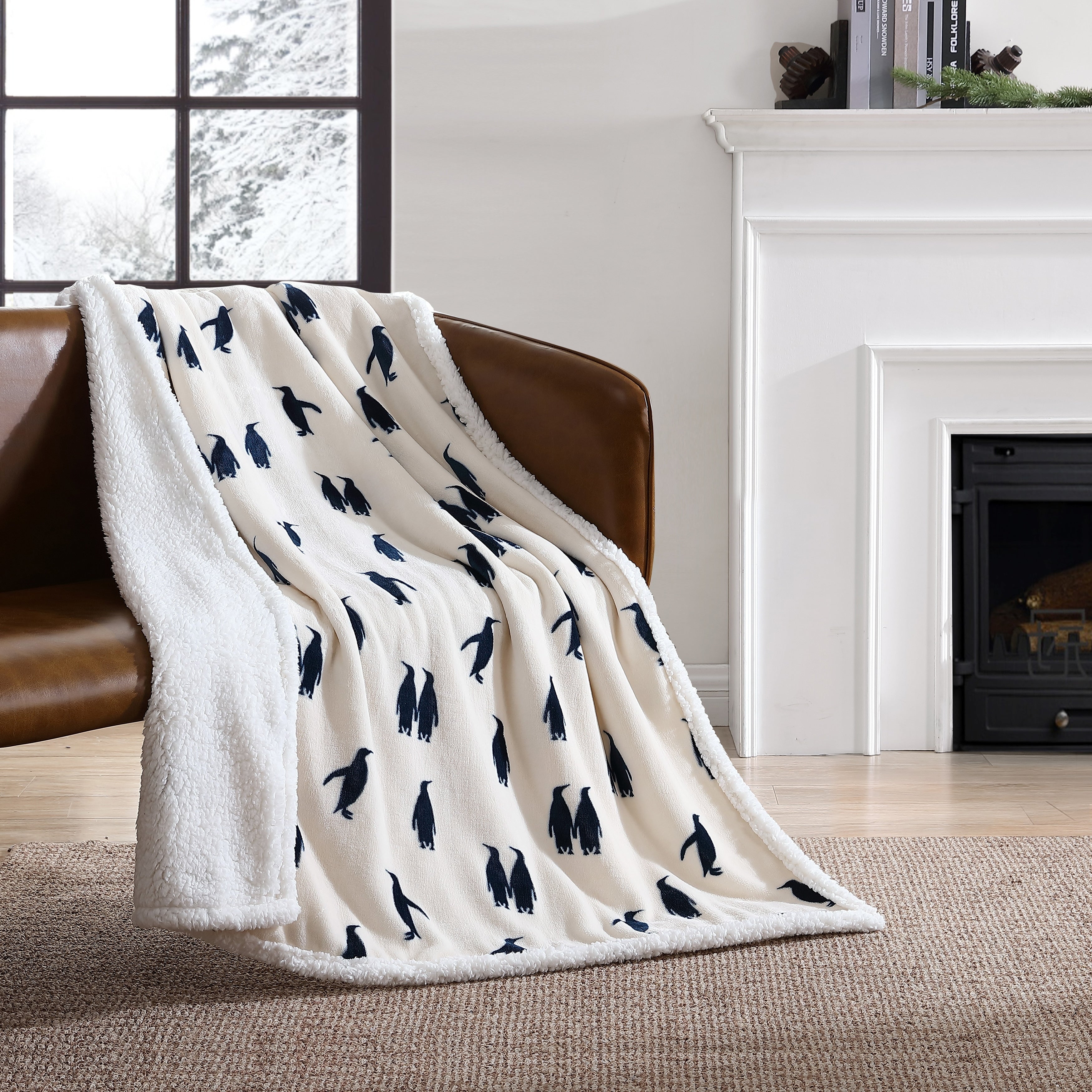 Eddie Bauer Ultra Plush Super Soft & Cozy- Reversible Throw Blankets