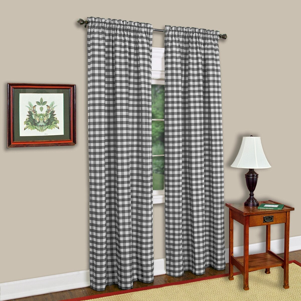 Achim Buffalo Checkered 63-inch Panel - 42 x 63