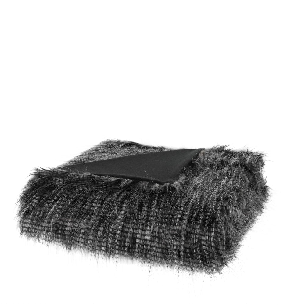 Madison Park Adelaide Luxury Faux Fur Year Round Premium Throw