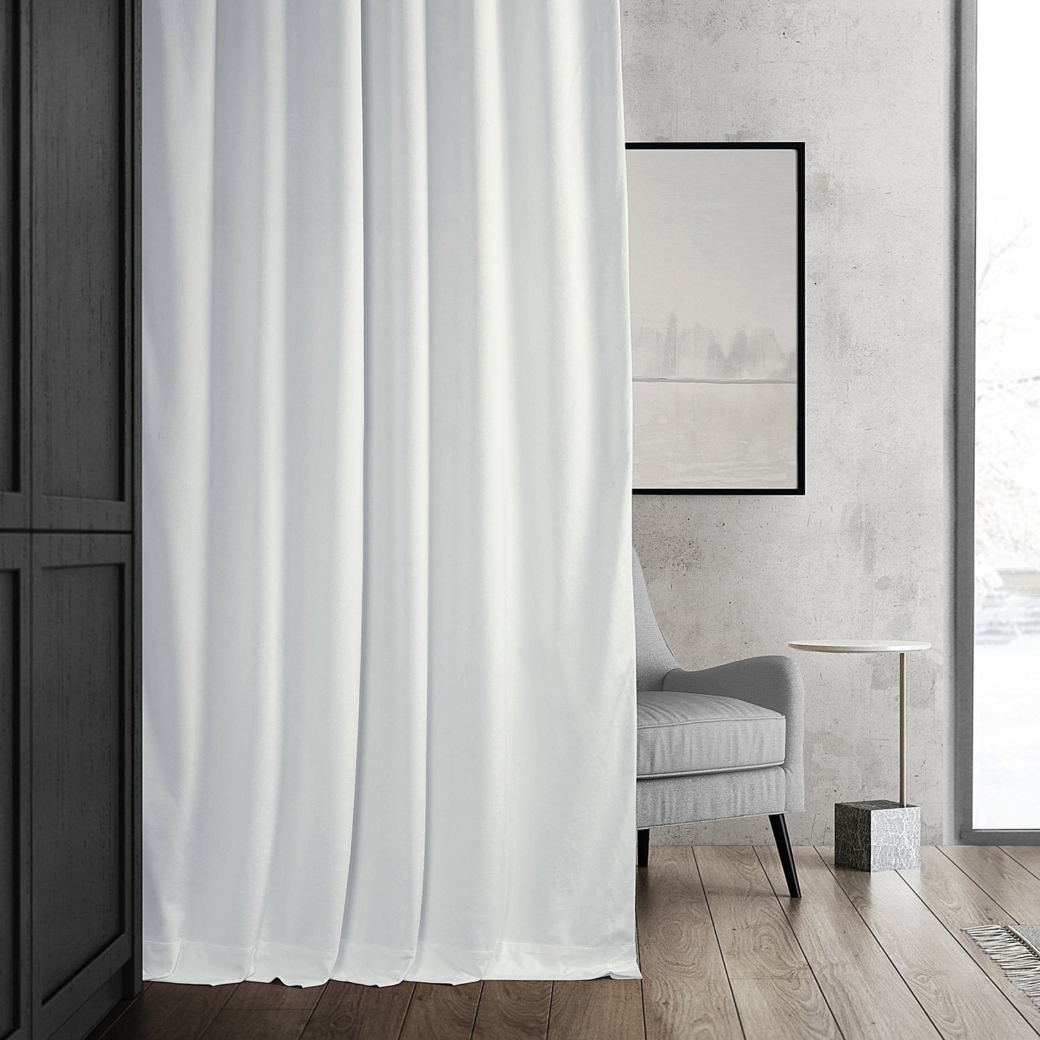 Exclusive Fabrics Signature Blackout Velvet Curtain (1 Panel)