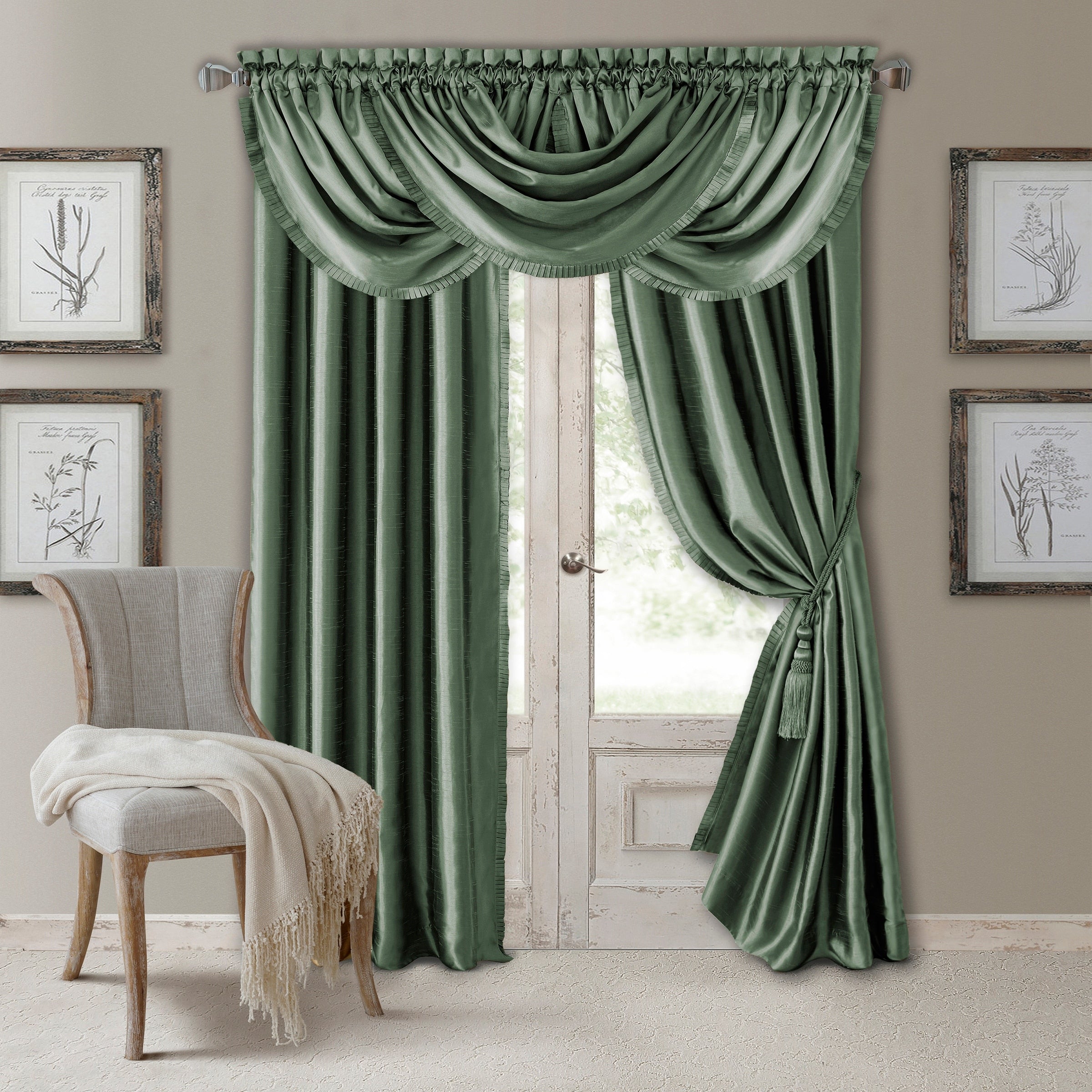 Elrene Versailles Pleated Blackout Curtain Panel