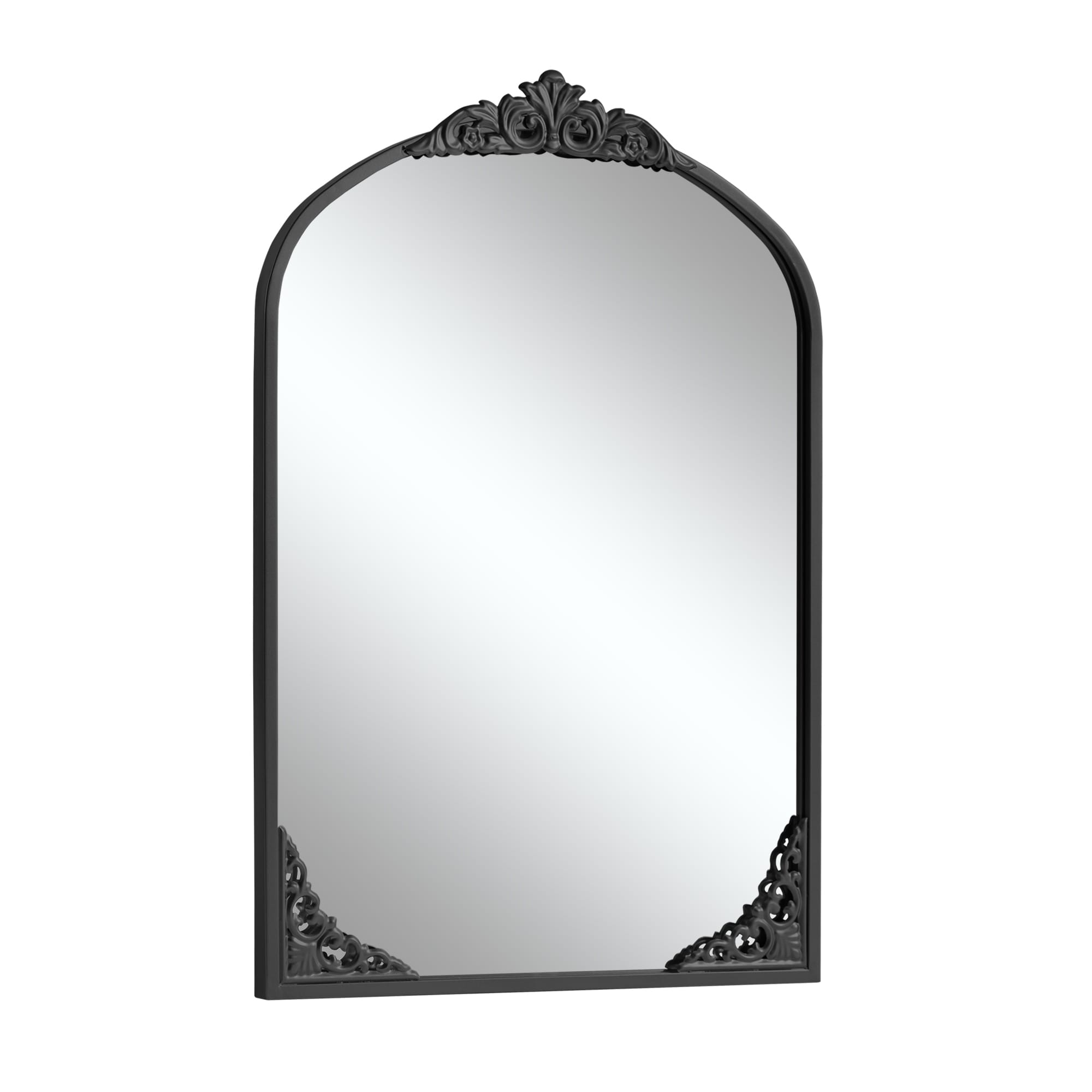 Vintage Arched Floor Mirror - Full Length Vanity Mirror